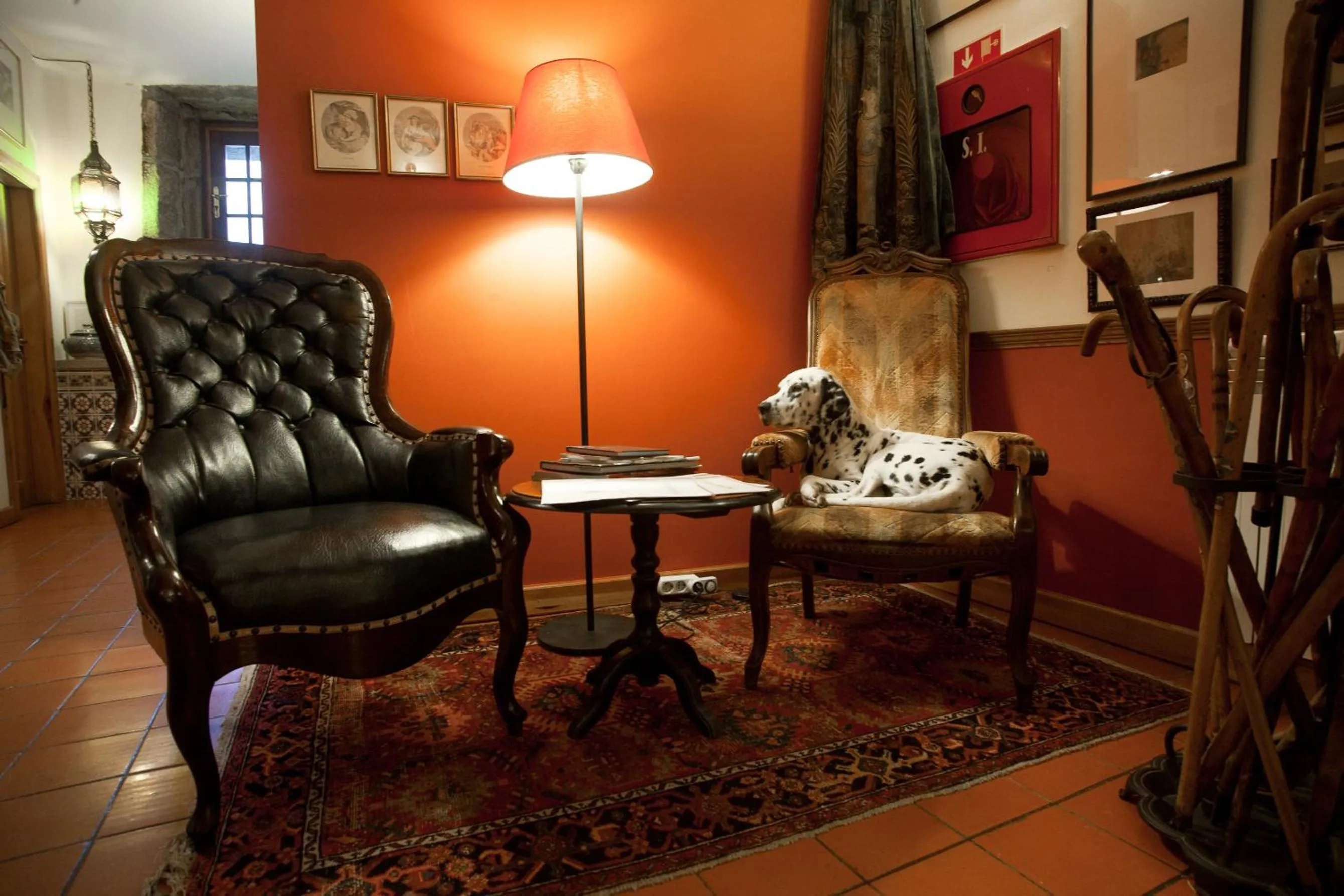 Seating area in Hotel Rural Quinta da Geia