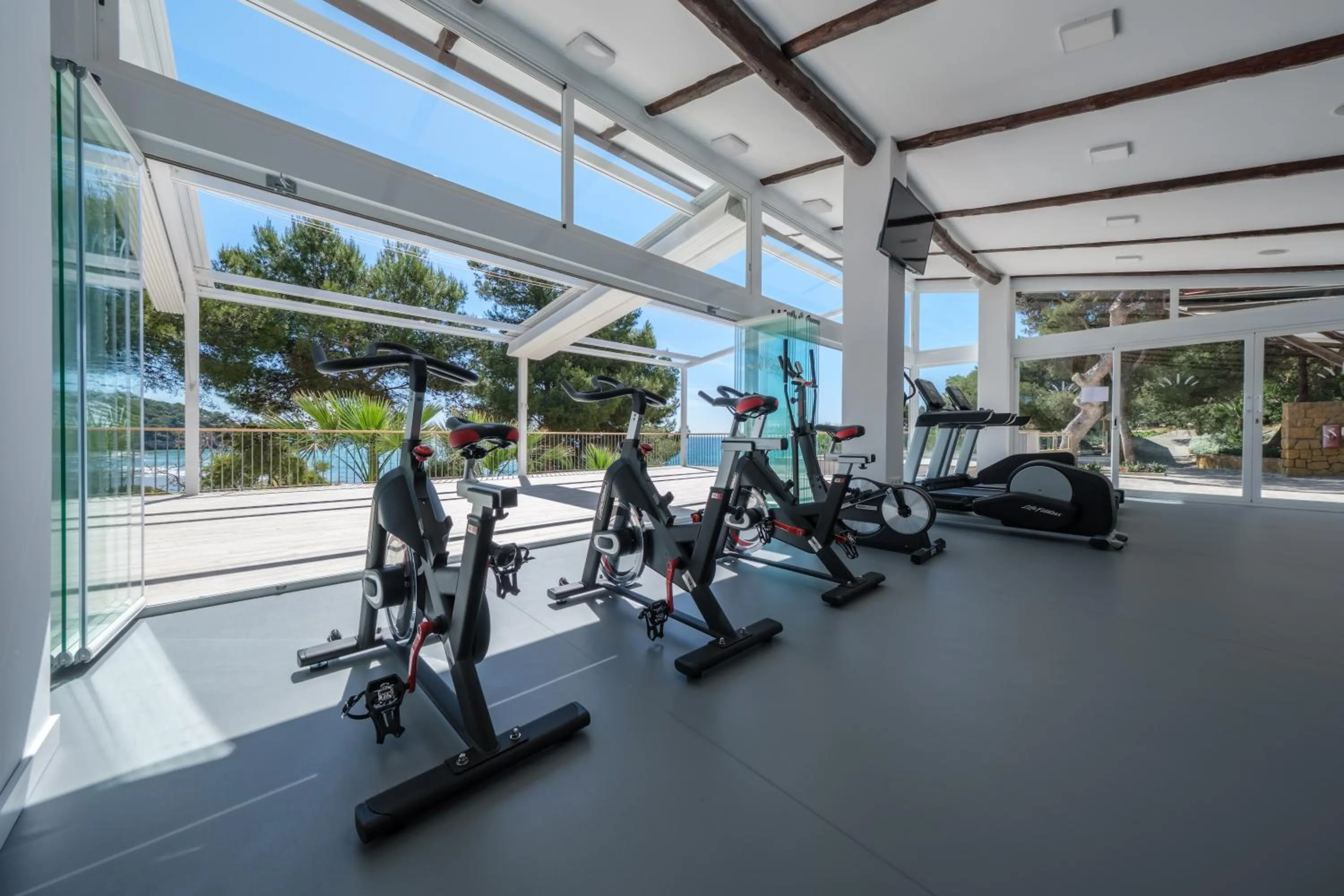 Fitness centre/facilities in Camping Estival Torre de la Mora