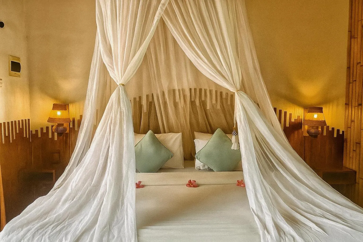 Bed in Karang Lila Bhuana Ubud