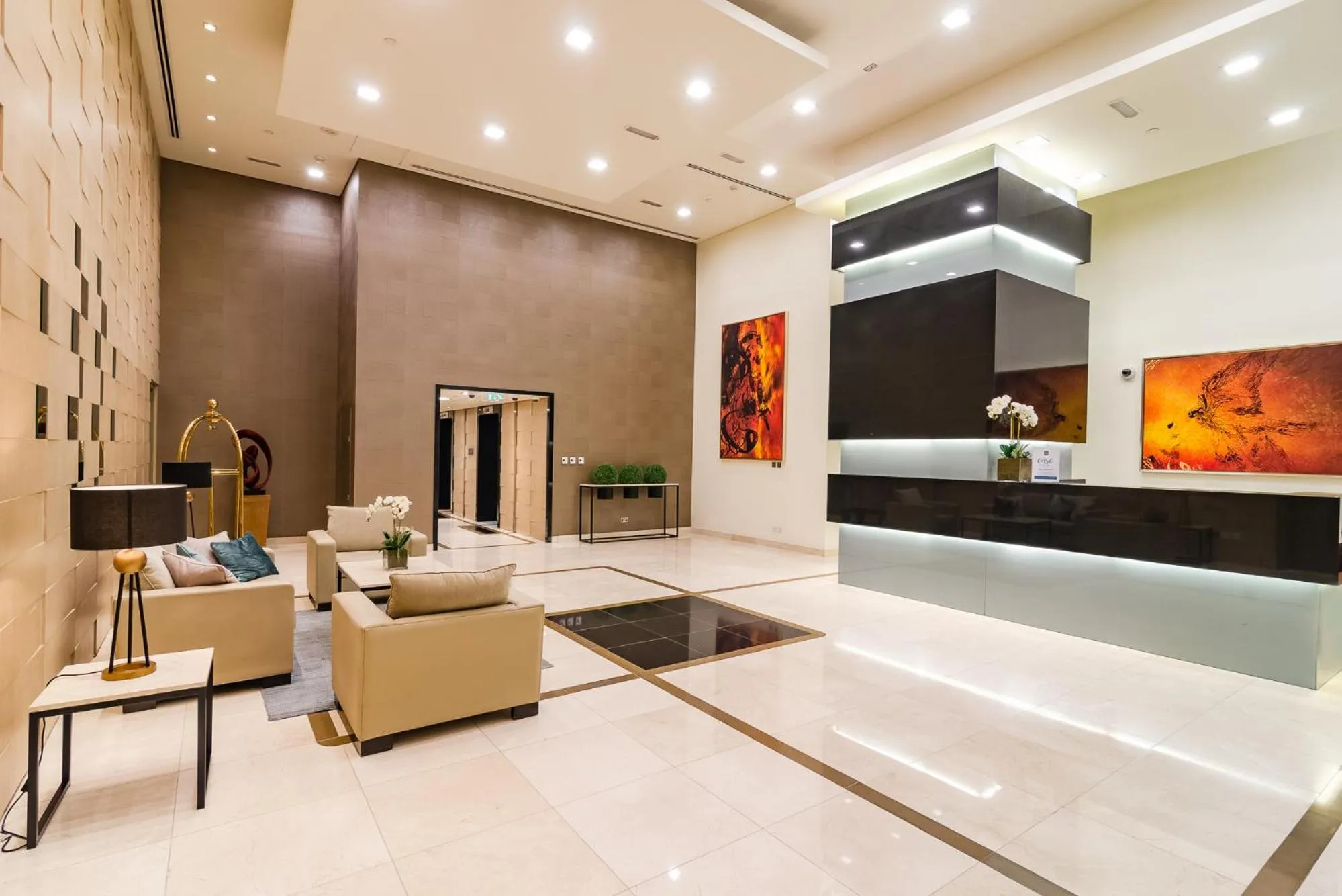 Lobby or reception in OSKENA Vacation Homes -The Lofts Boulevard Downtown