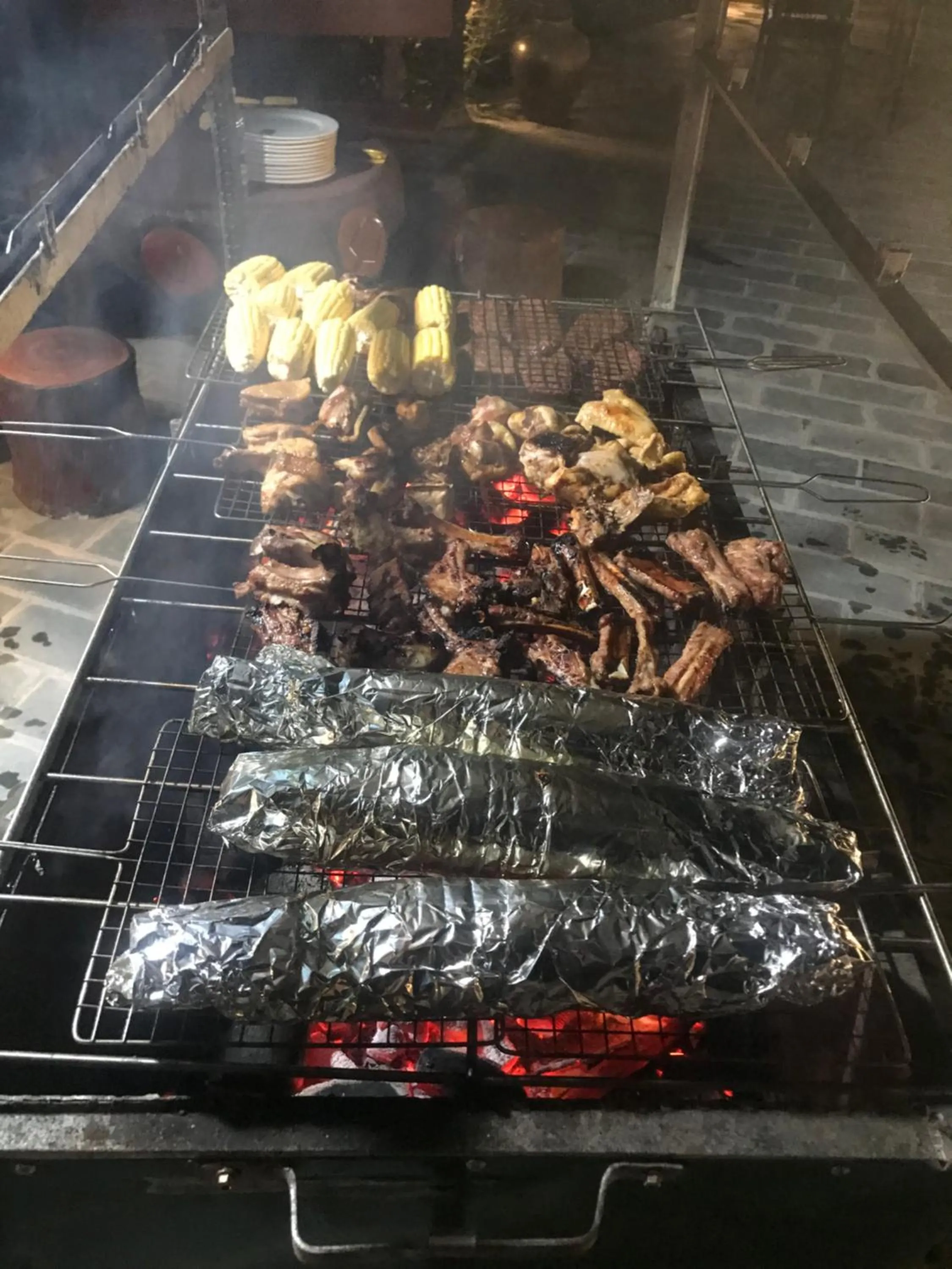 BBQ facilities in Moc An Village Tam Coc - Ninh Binh