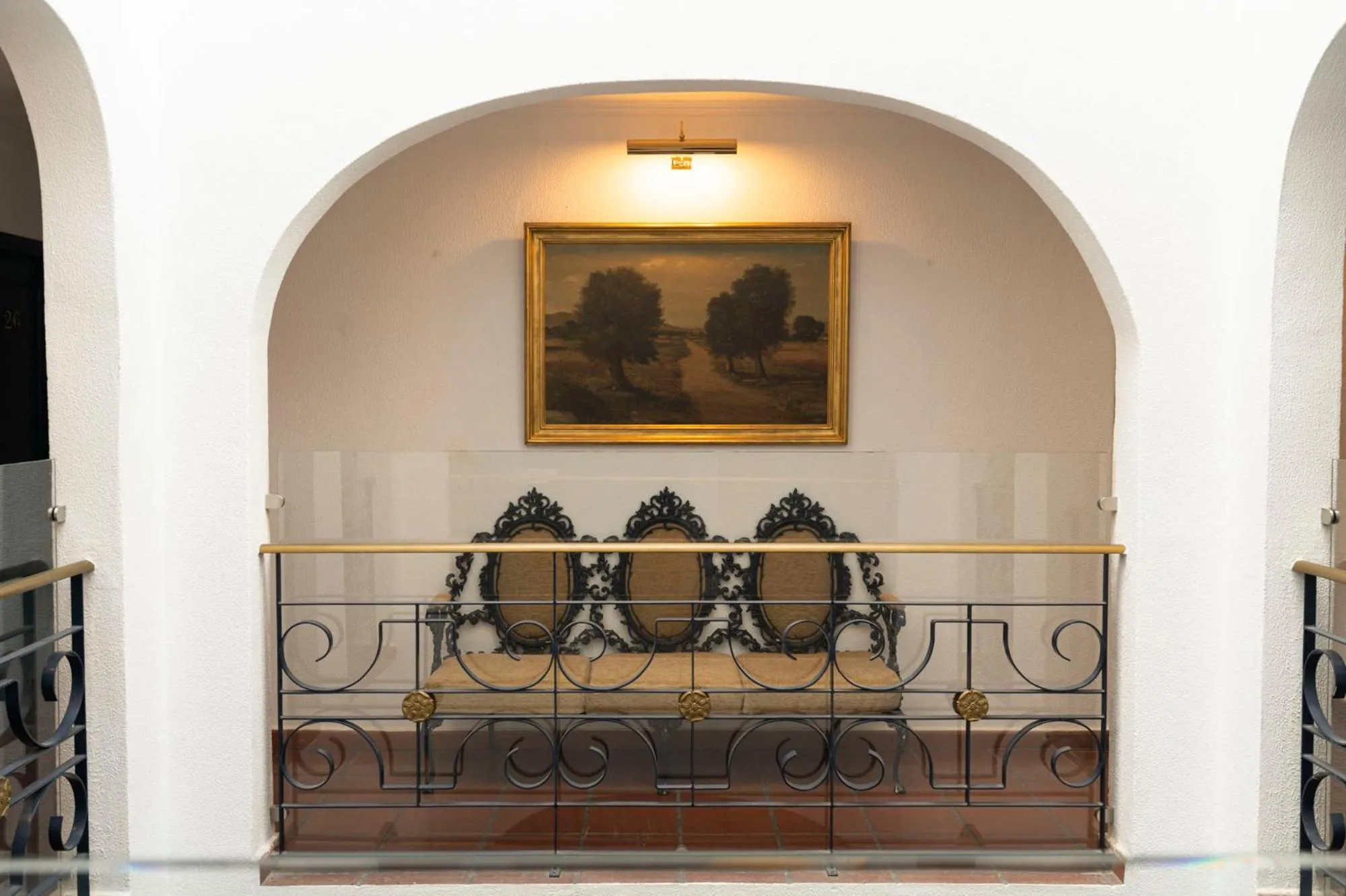 Lobby or reception in D'Iberica Alojamento