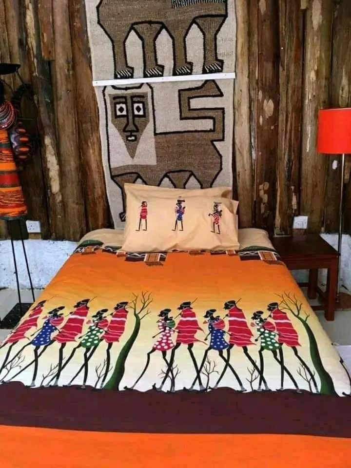 Bed in Aloepark Art Hotel