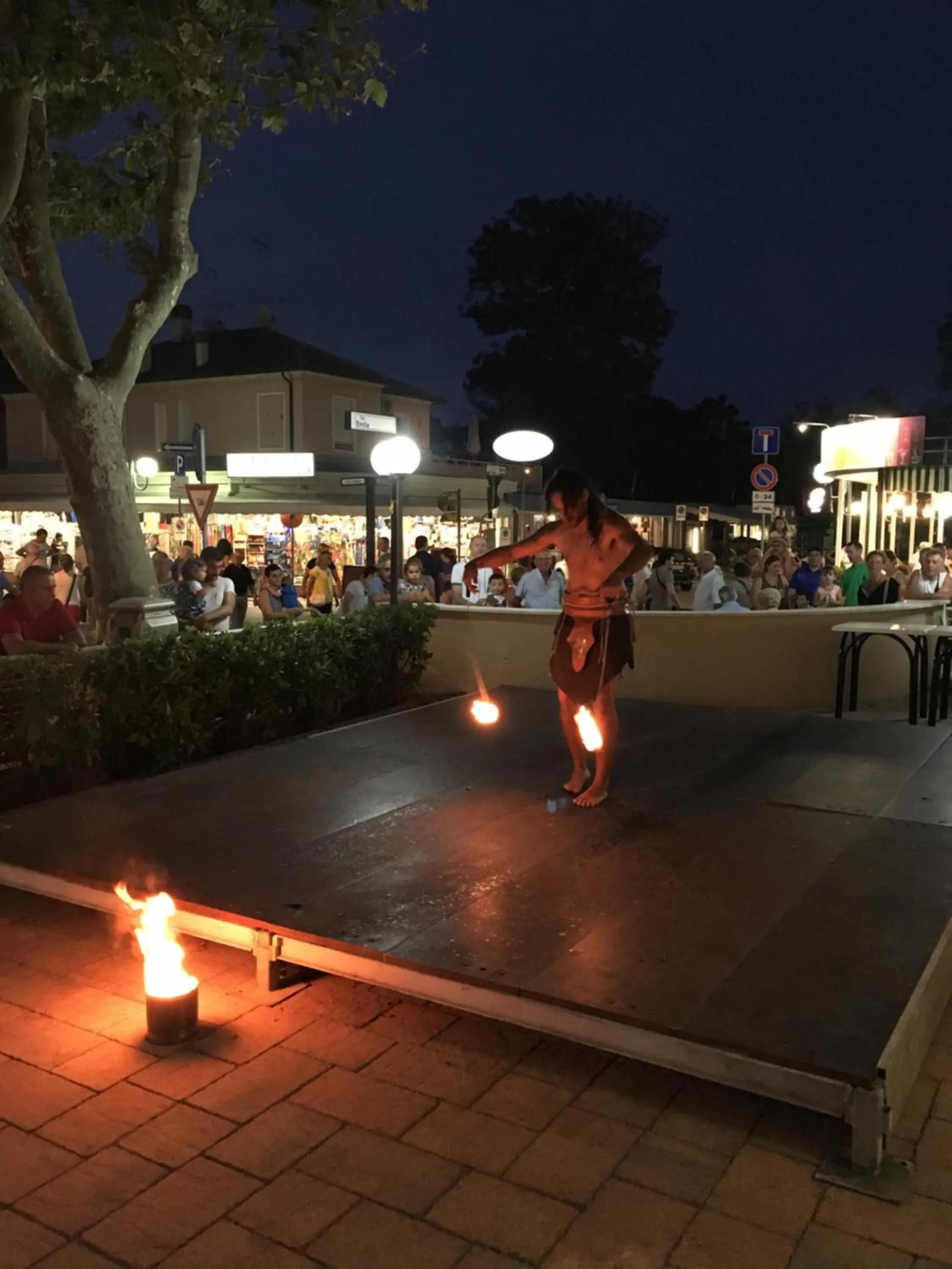 Evening entertainment in Hotel Amico