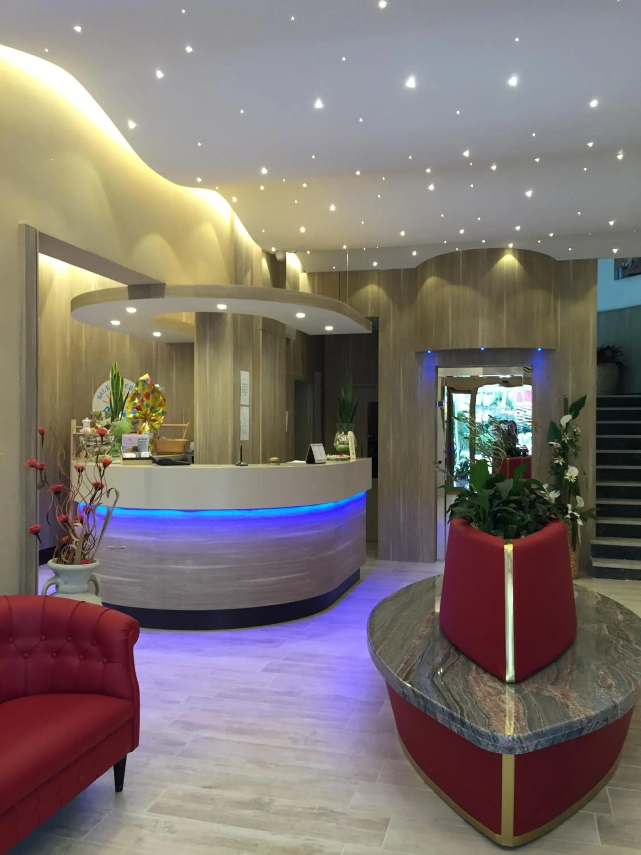Lobby or reception in Hotel Amico