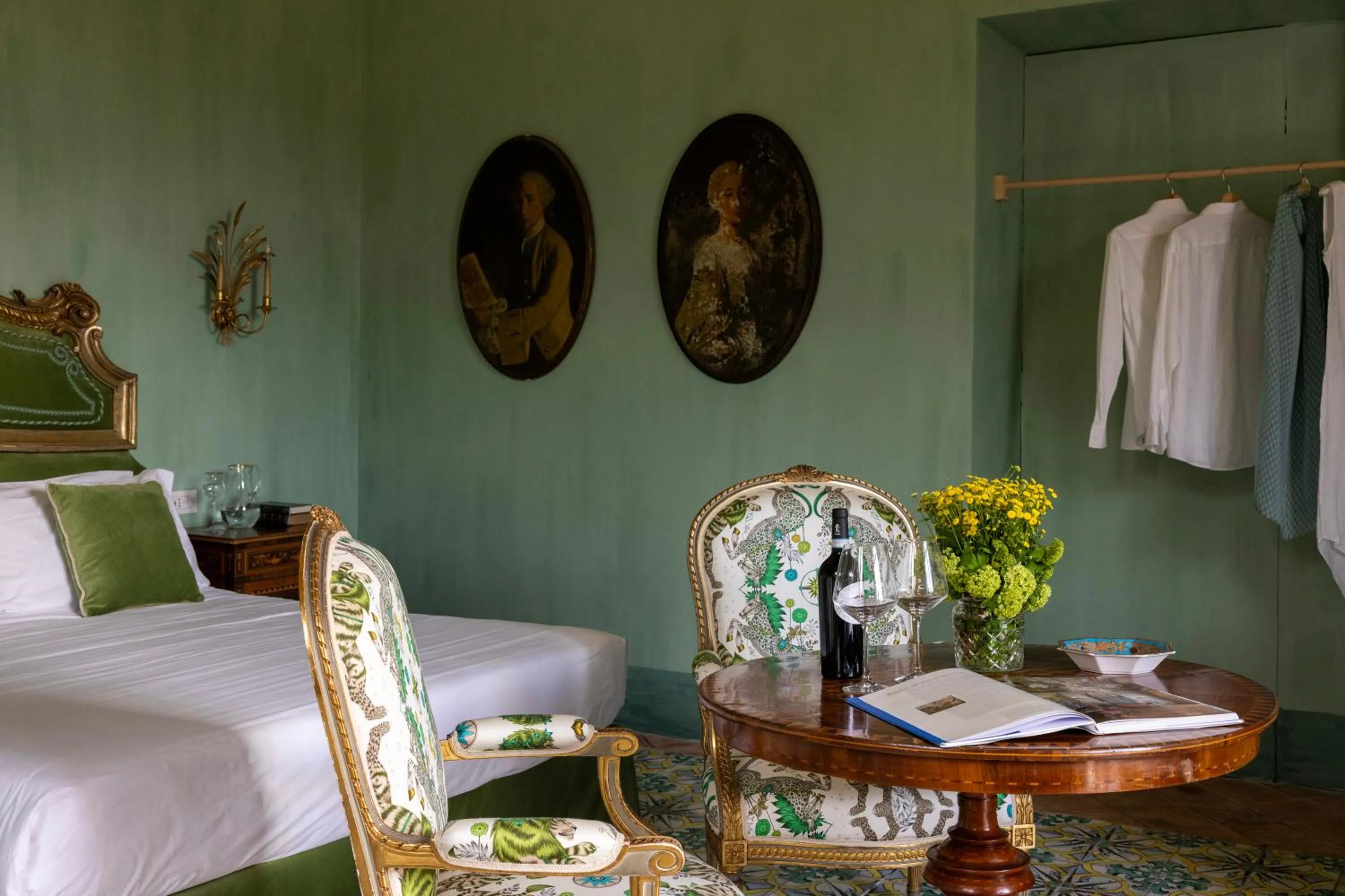 Seating area in Villa De Cillis Carafa