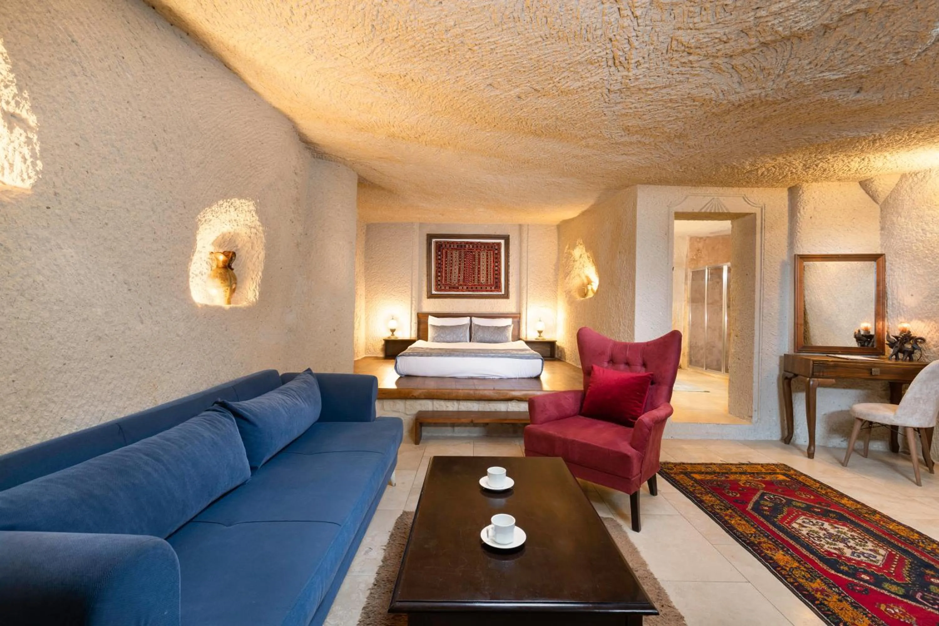 Bed in Doors Of Cappadocia Special Cave Hotel