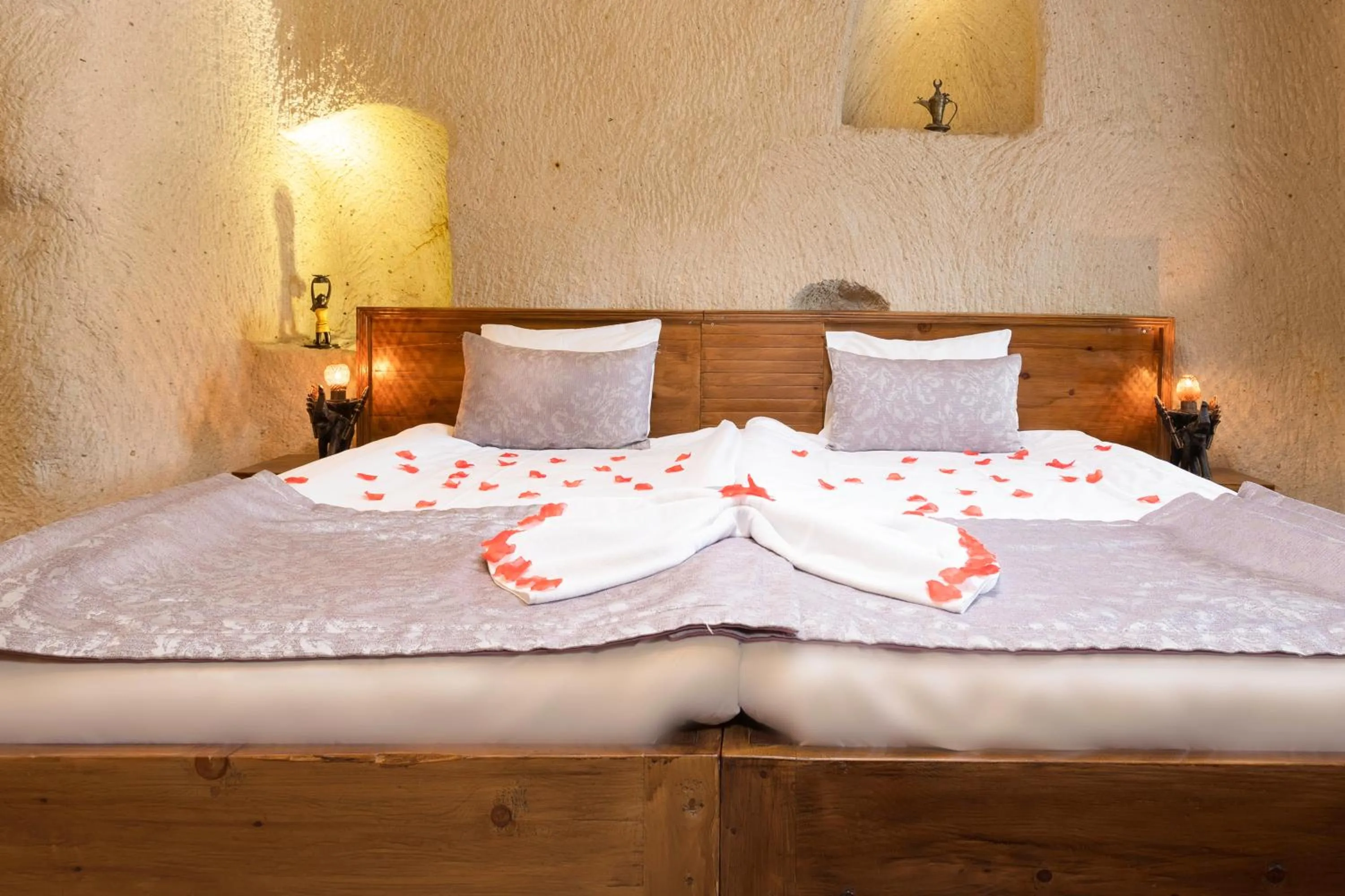 Bed in Doors Of Cappadocia Special Cave Hotel