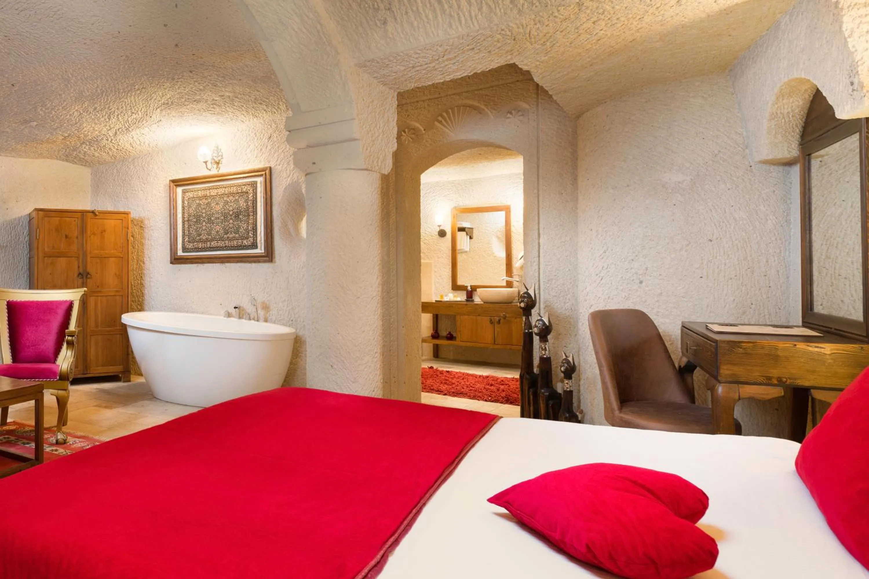 Bed in Doors Of Cappadocia Special Cave Hotel