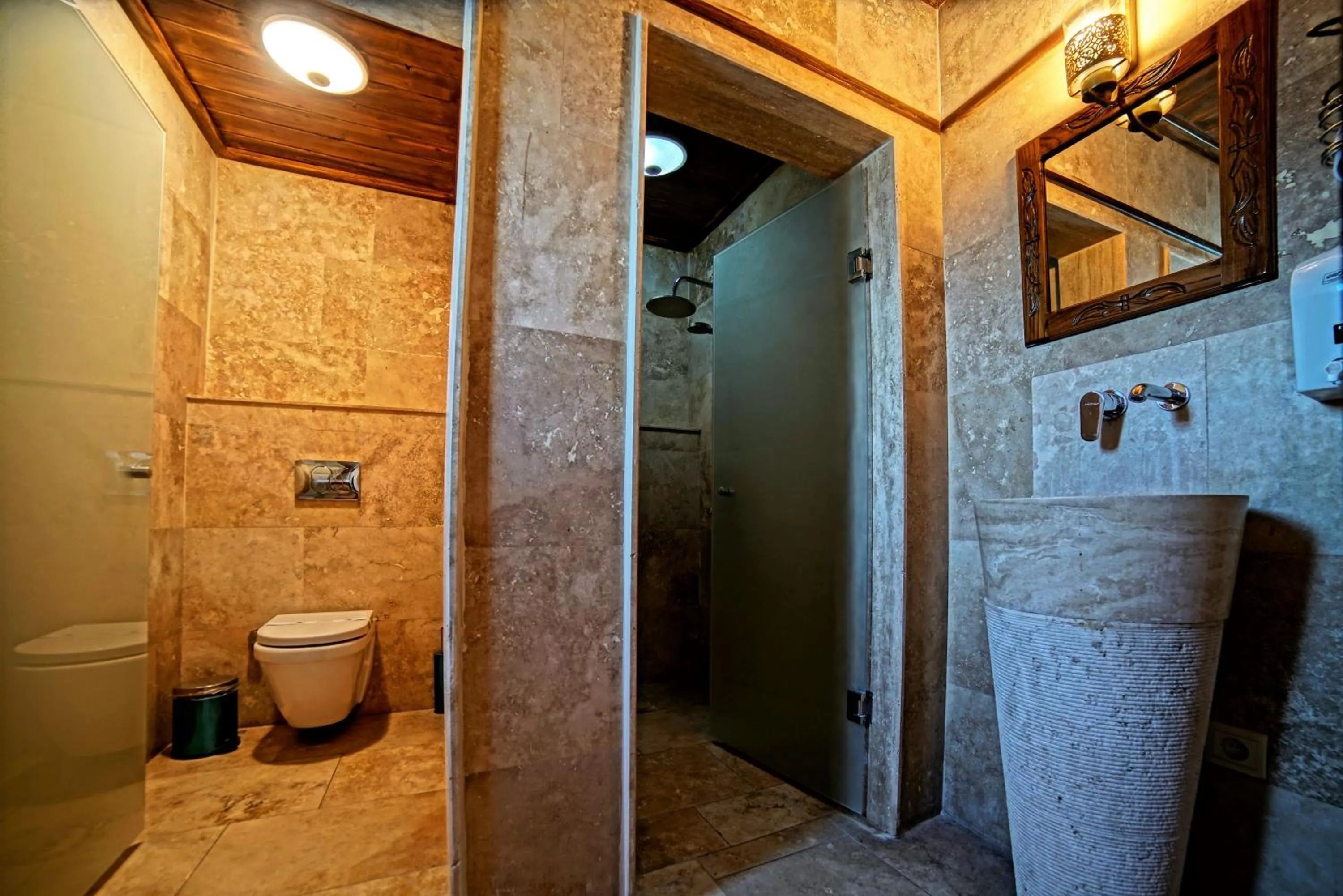 Shower in Doors Of Cappadocia Special Cave Hotel