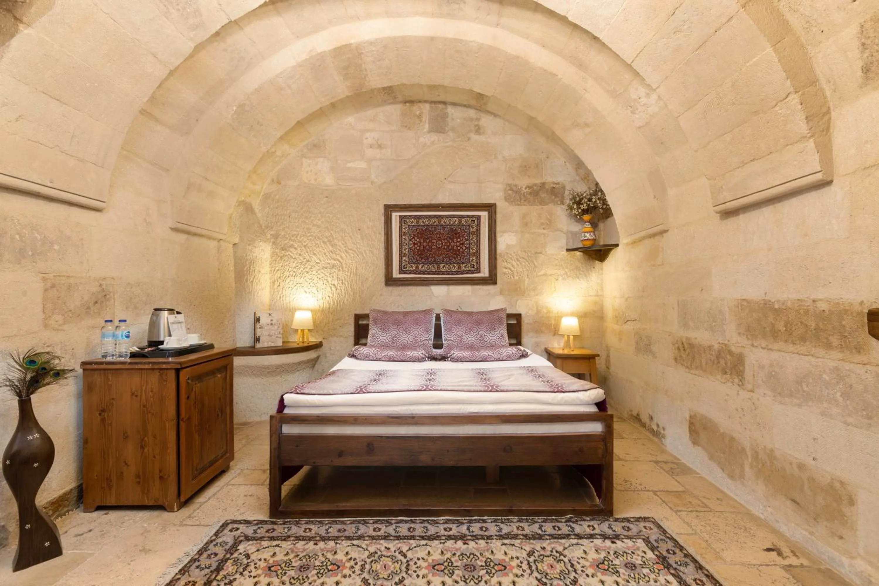 Bed in Doors Of Cappadocia Special Cave Hotel