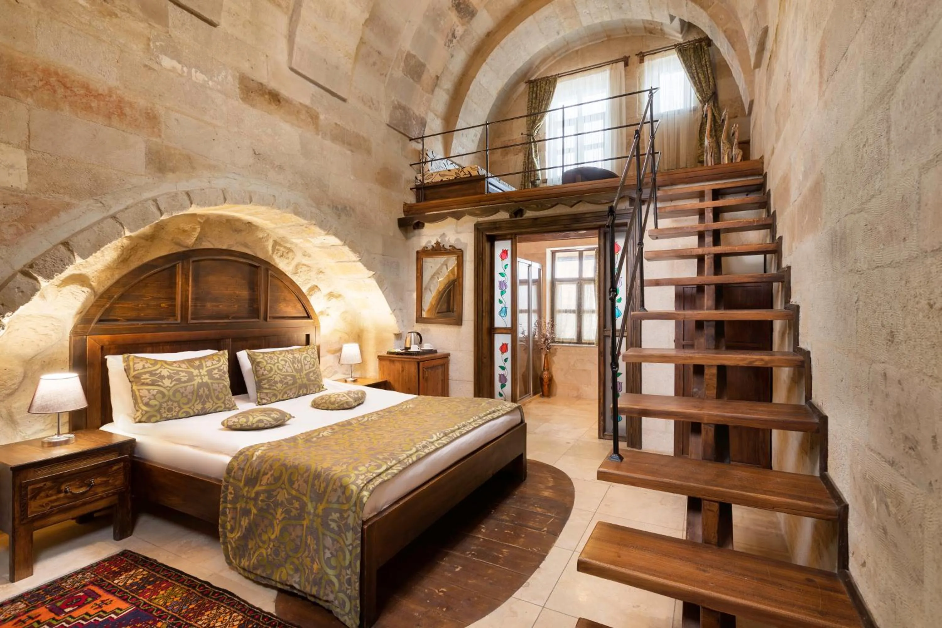 Bed in Doors Of Cappadocia Special Cave Hotel