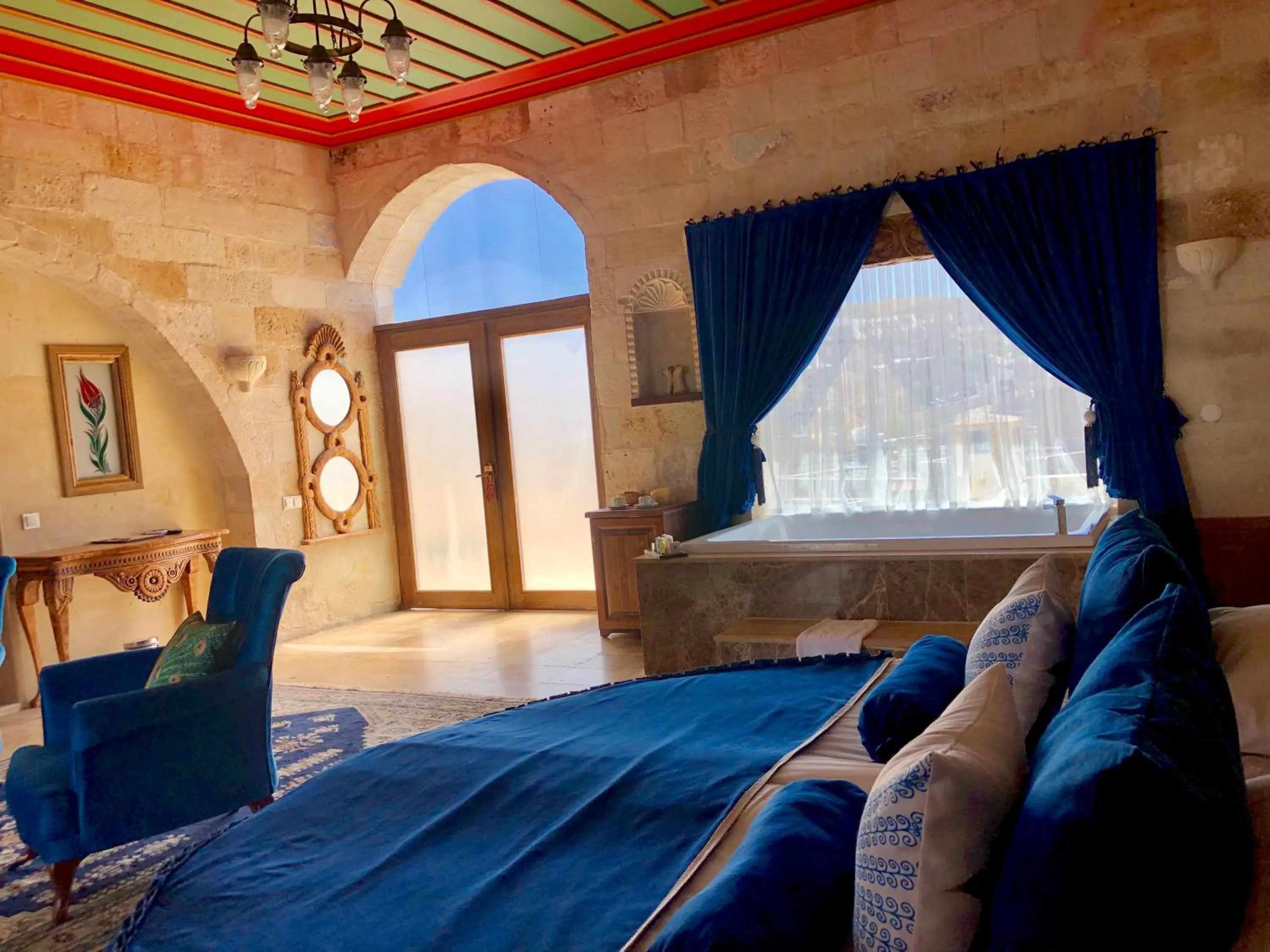 Coffee/tea facilities, Bed in Doors Of Cappadocia Special Cave Hotel