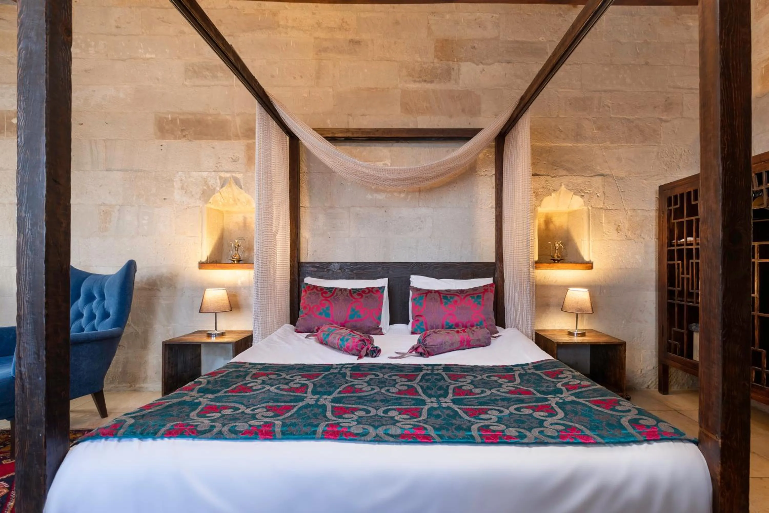 Bed in Doors Of Cappadocia Special Cave Hotel