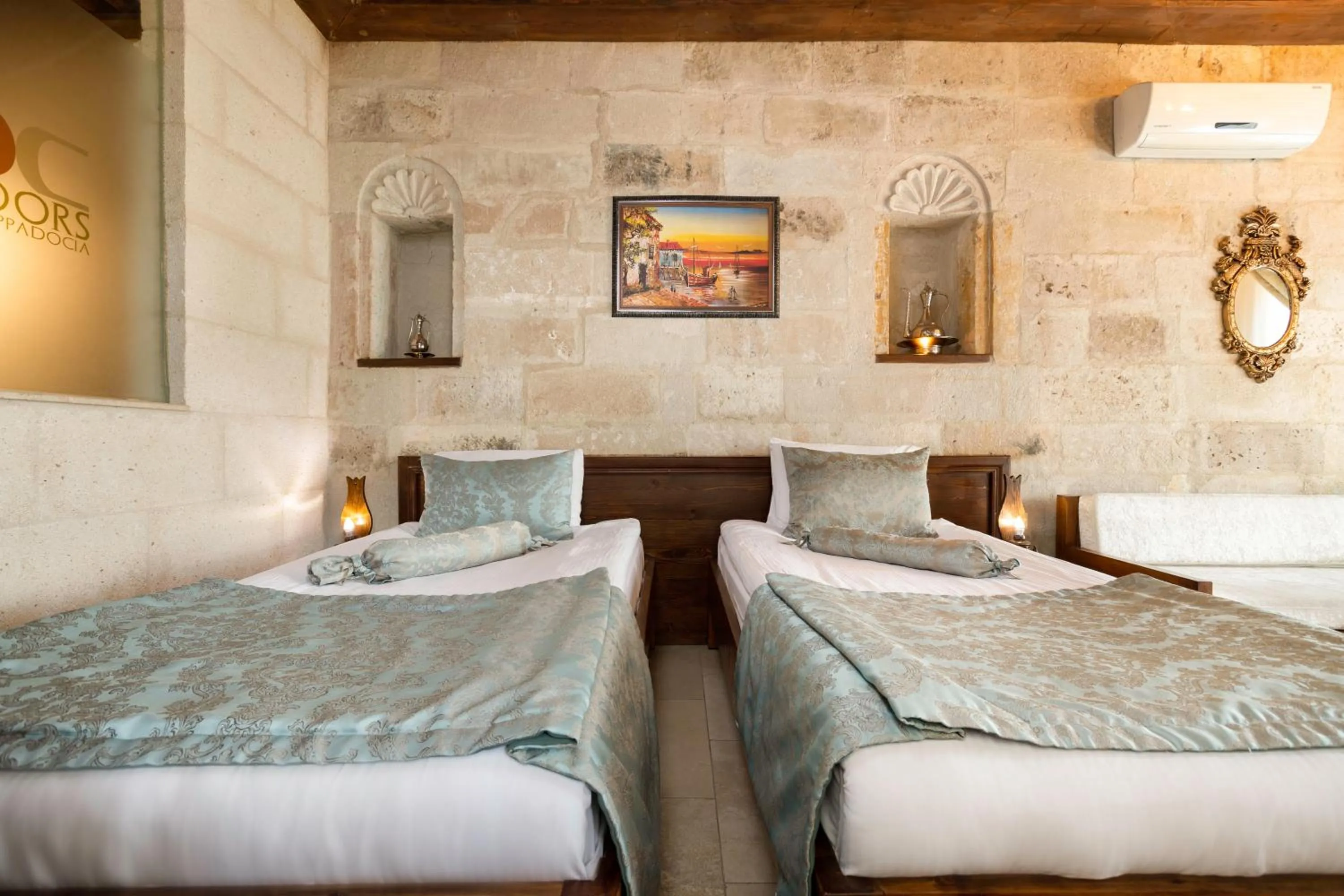 Bed in Doors Of Cappadocia Special Cave Hotel