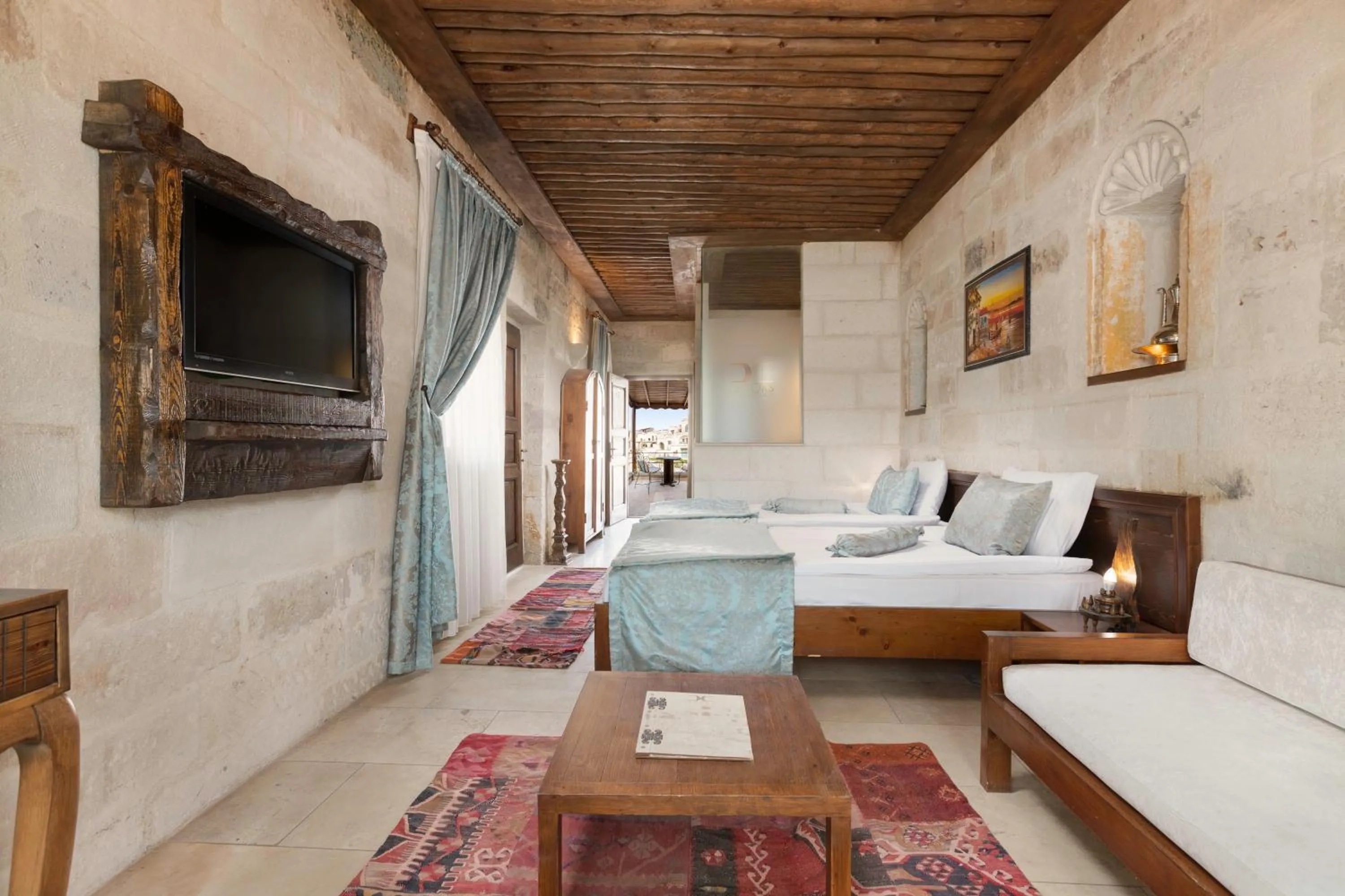 Bed in Doors Of Cappadocia Special Cave Hotel