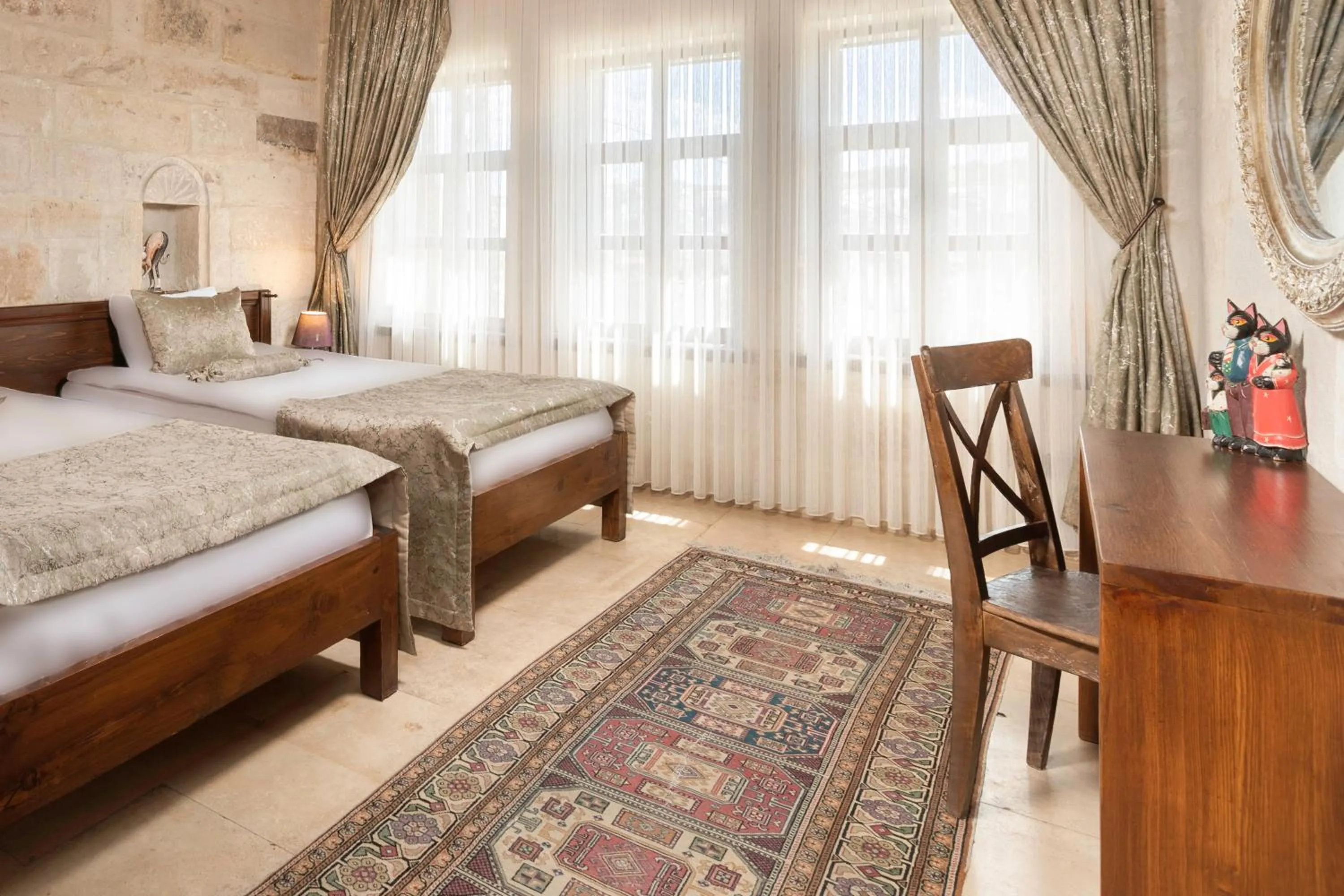 Decorative detail, Bed in Doors Of Cappadocia Special Cave Hotel