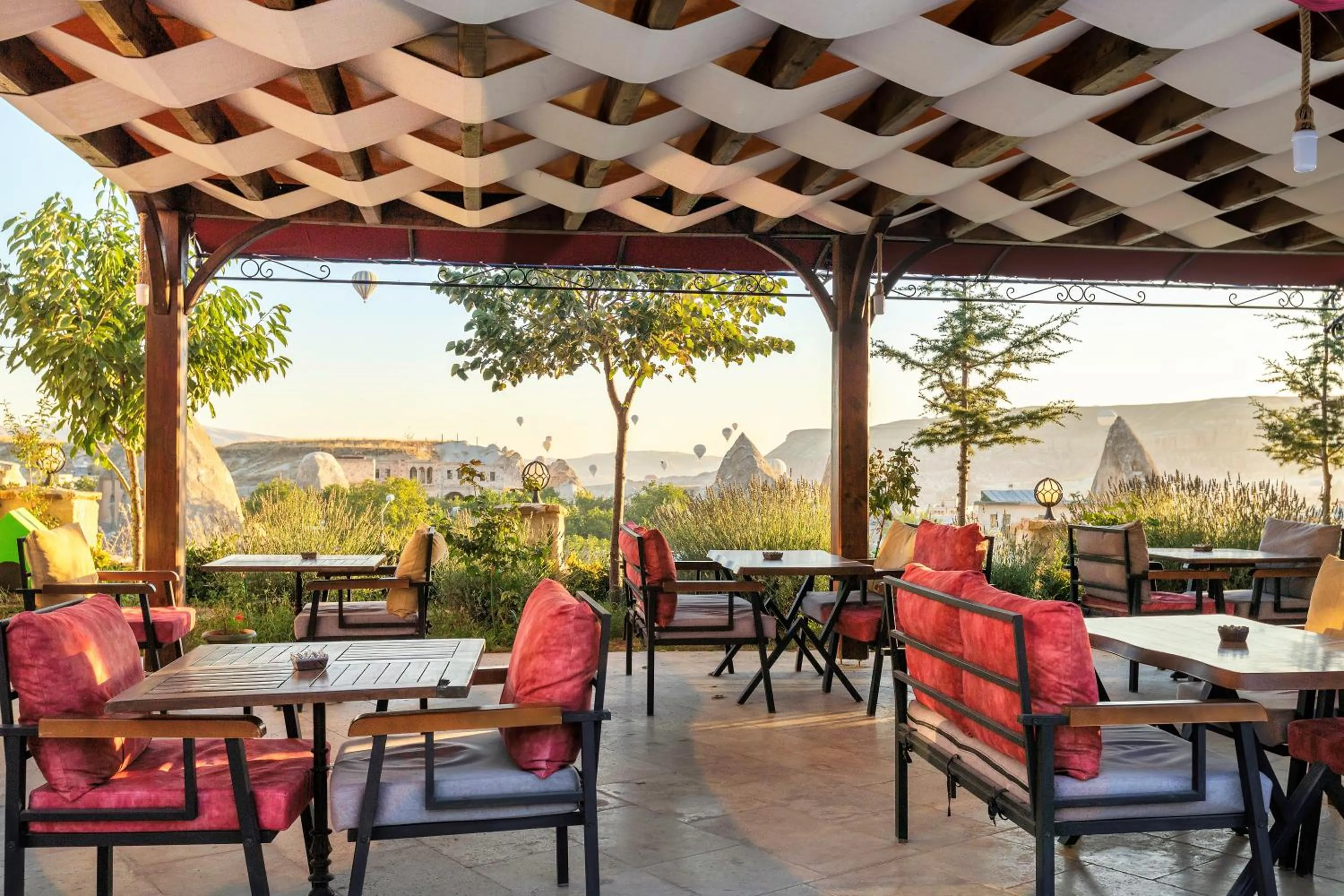 Patio in Doors Of Cappadocia Special Cave Hotel