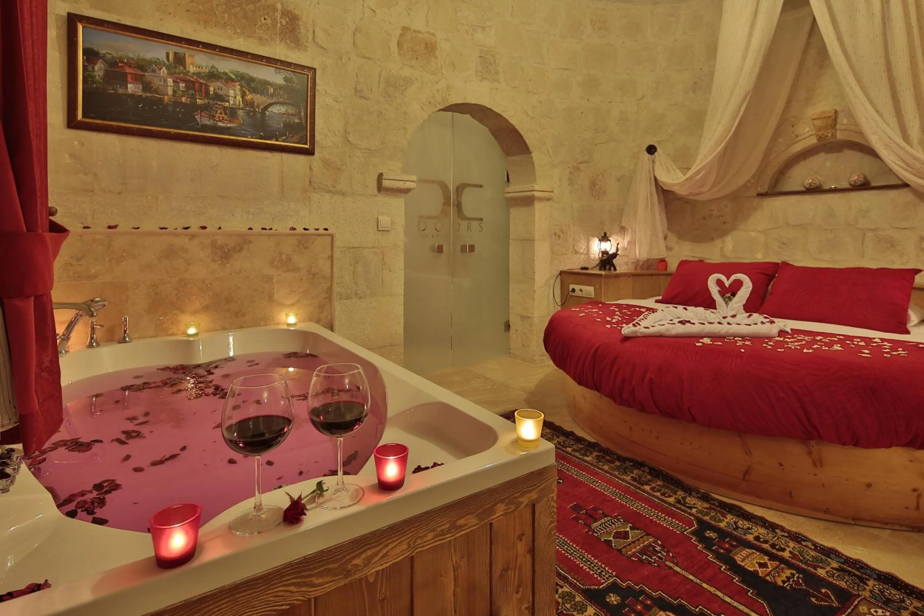Photo of the whole room, Bed in Doors Of Cappadocia Special Cave Hotel