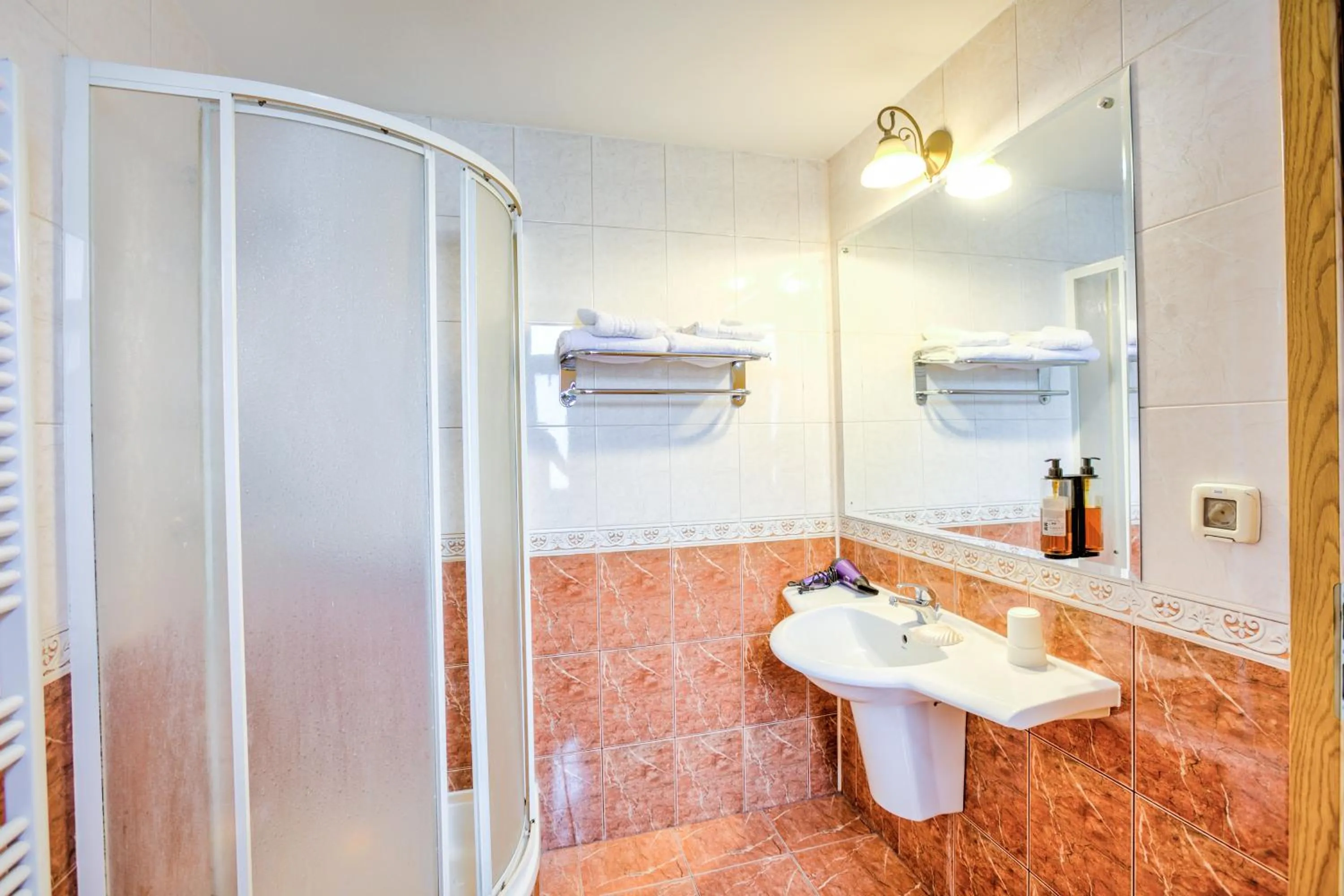 Bathroom in Pensiunea Ambient