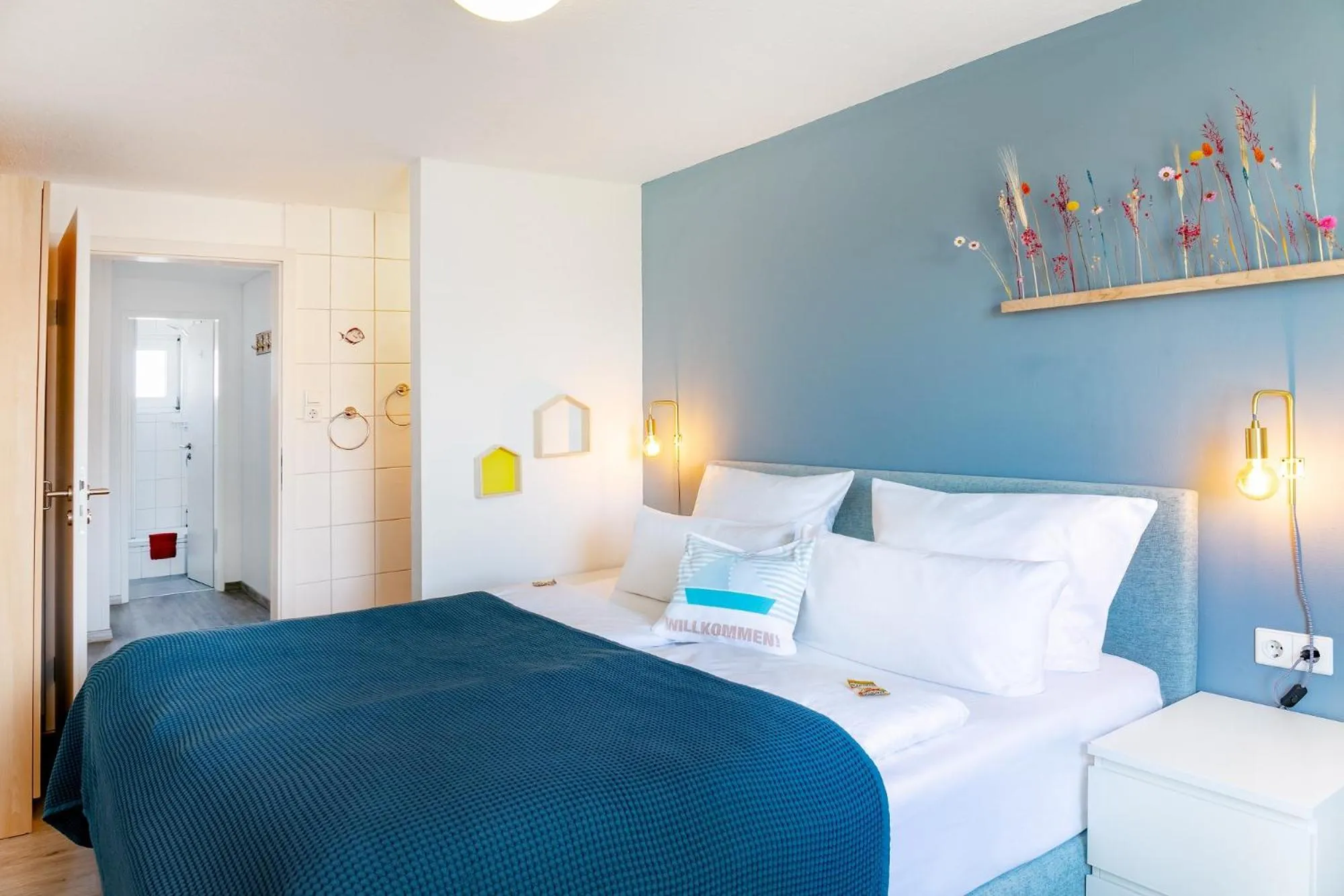 Bed in Hotel Bethanien