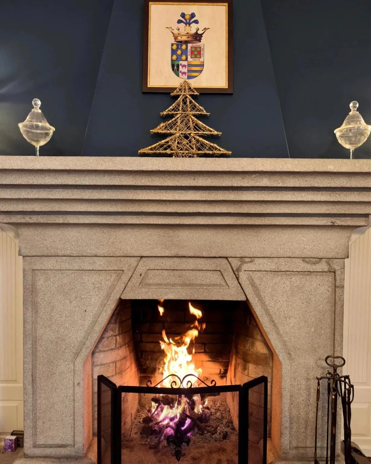fireplace in Casa de Santa Ana da Beira