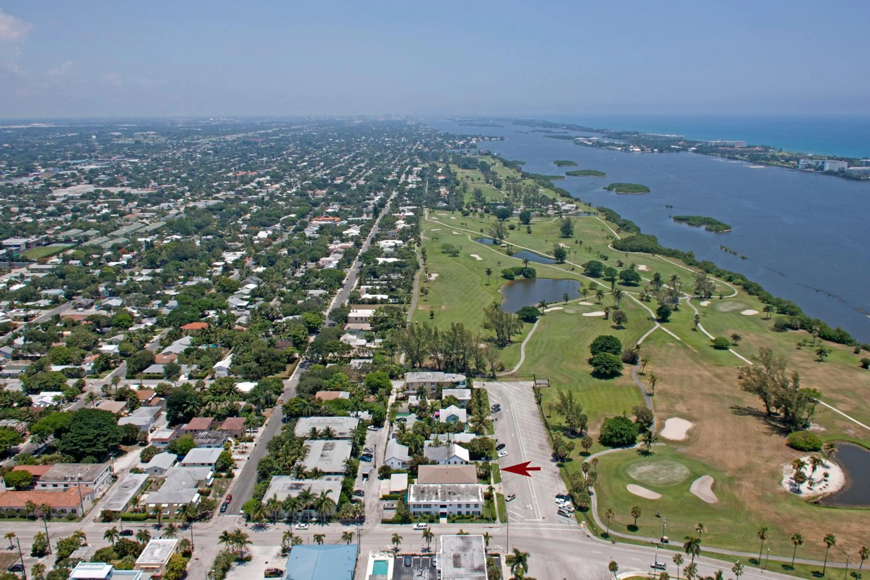 Golfcourse in Sabal Palm House Bed and Breakfast