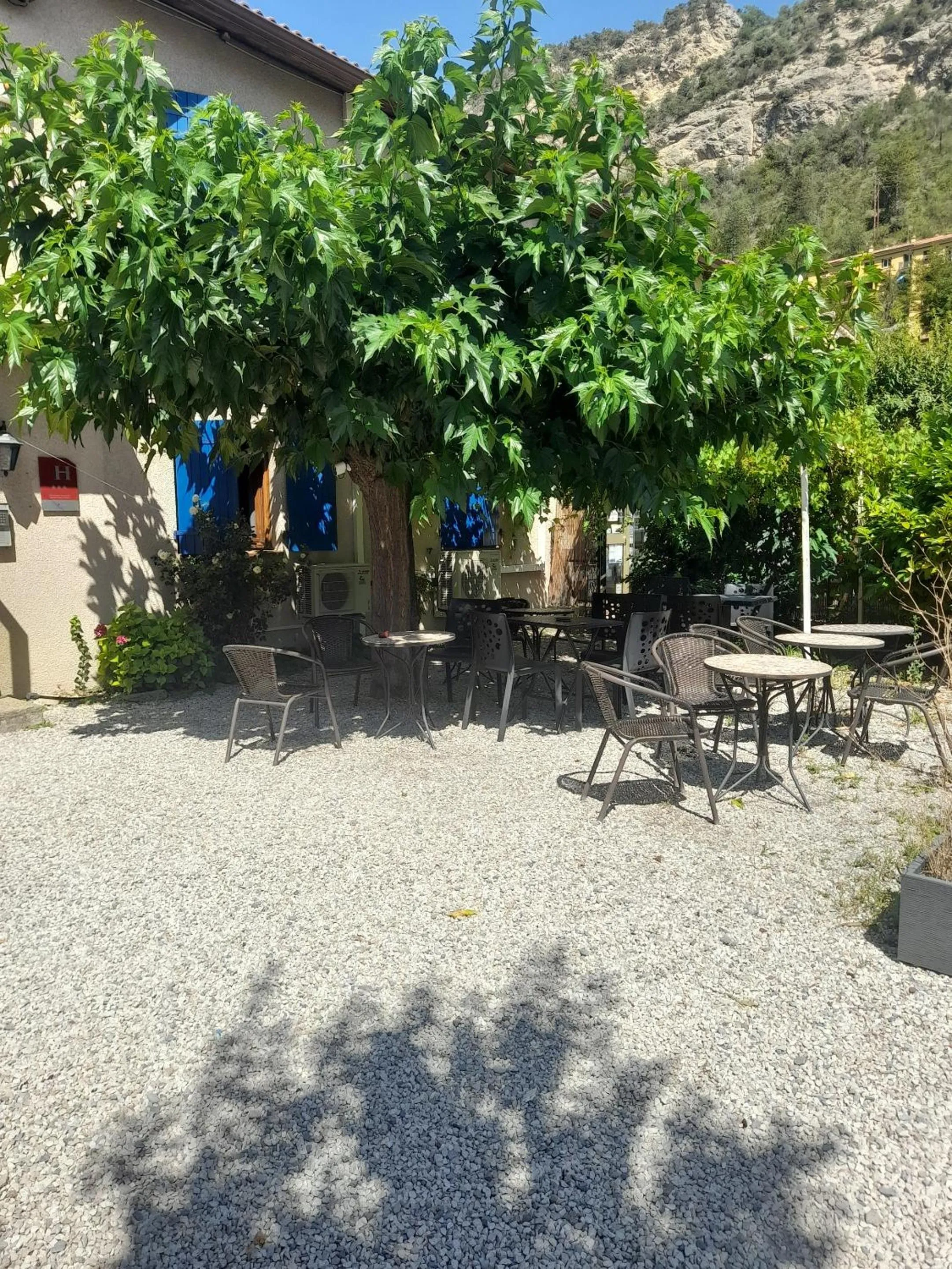 Garden in Hôtel Les Alizés