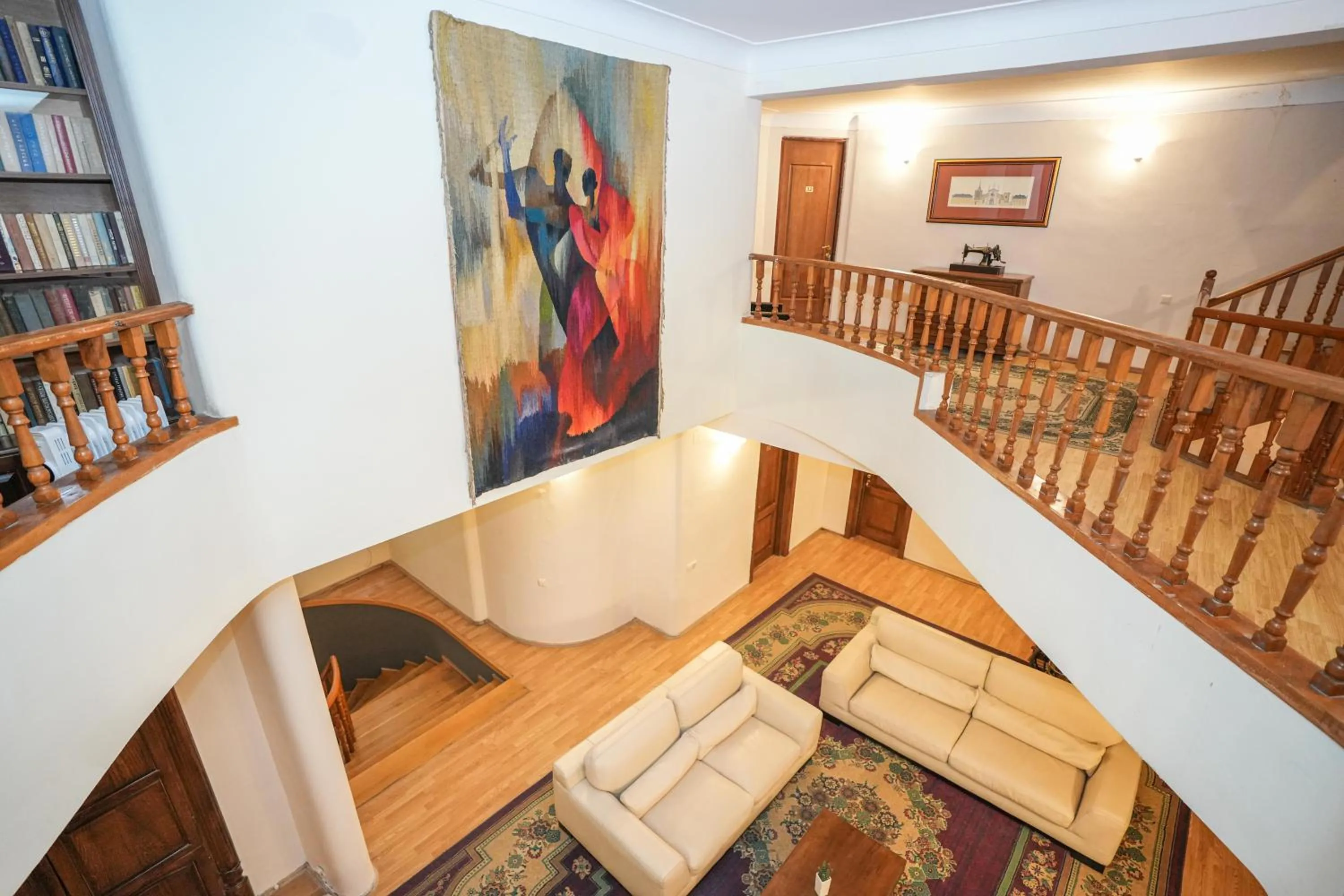 Library in Beaumonde Hotel Tbilisi