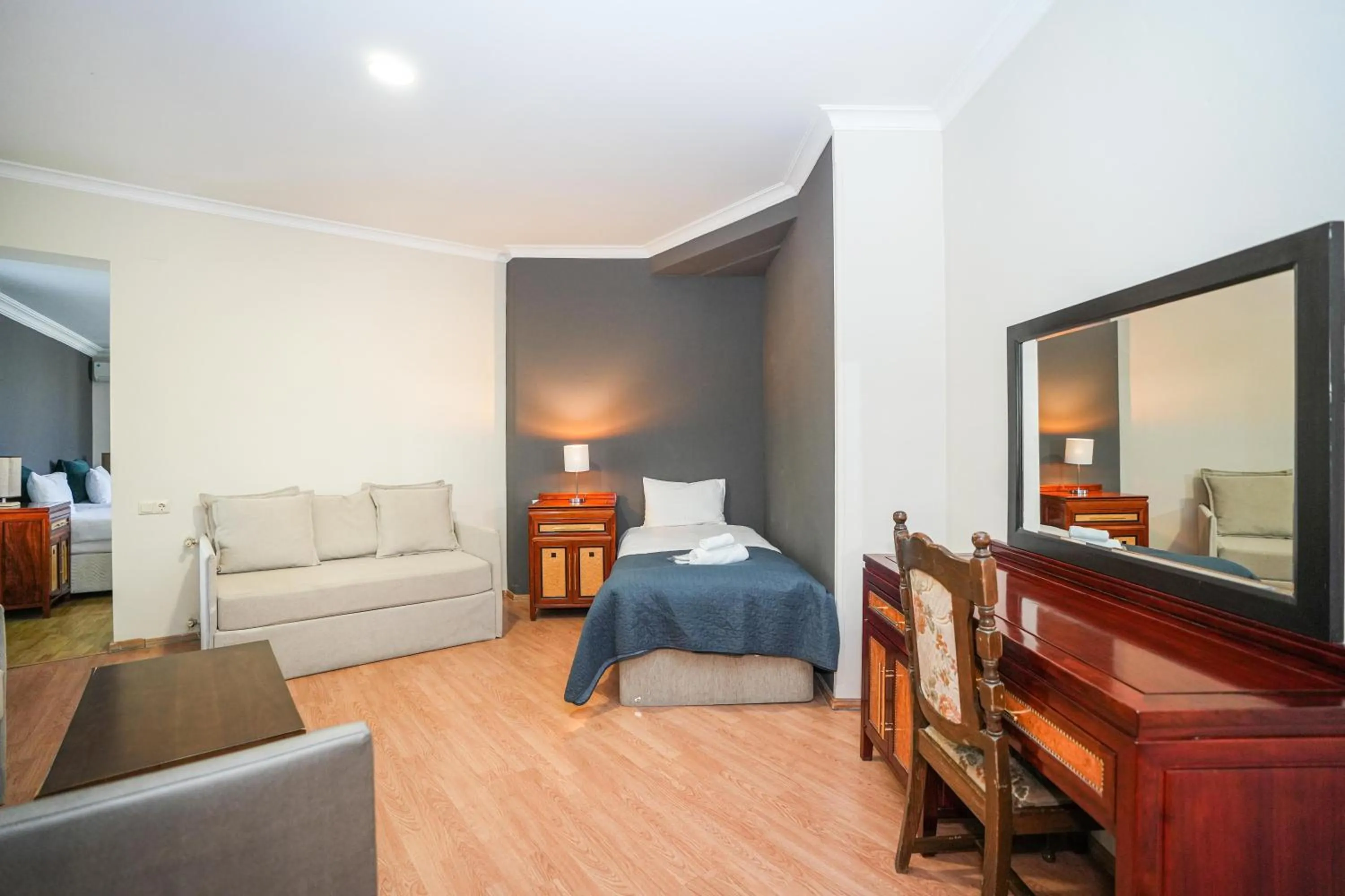 Bed in Beaumonde Hotel Tbilisi