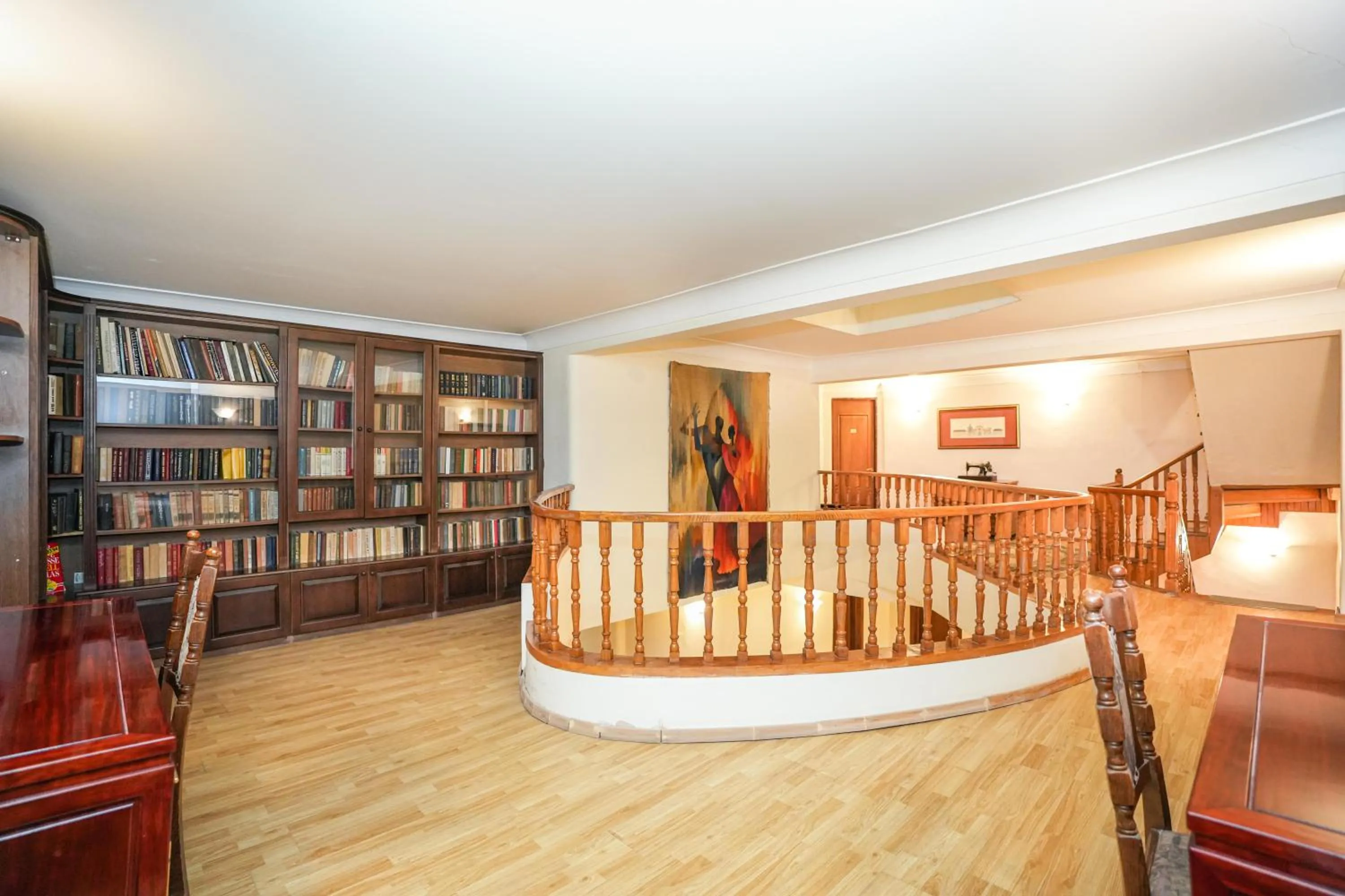 Library in Beaumonde Hotel Tbilisi