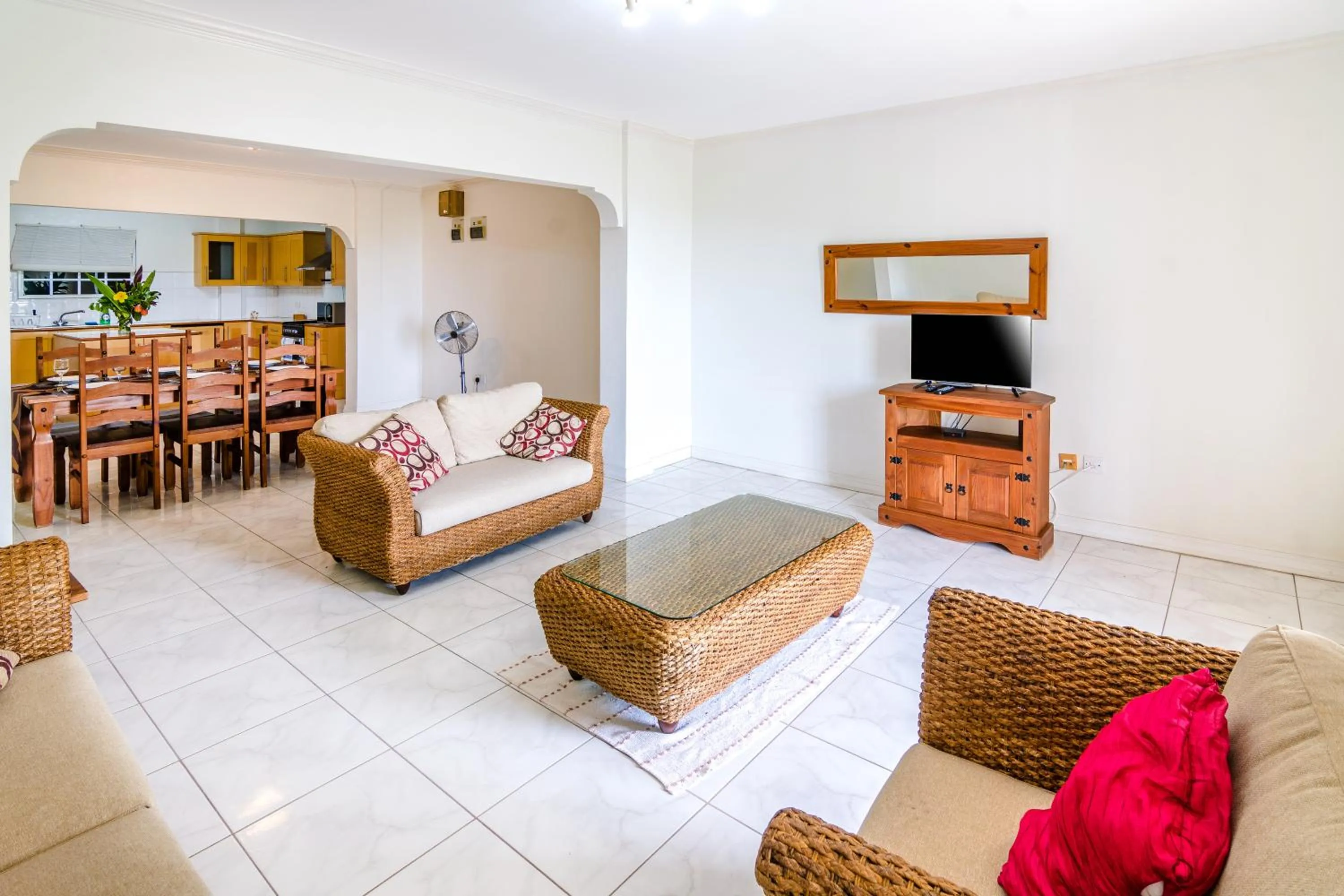 Living room in Woburn Villas