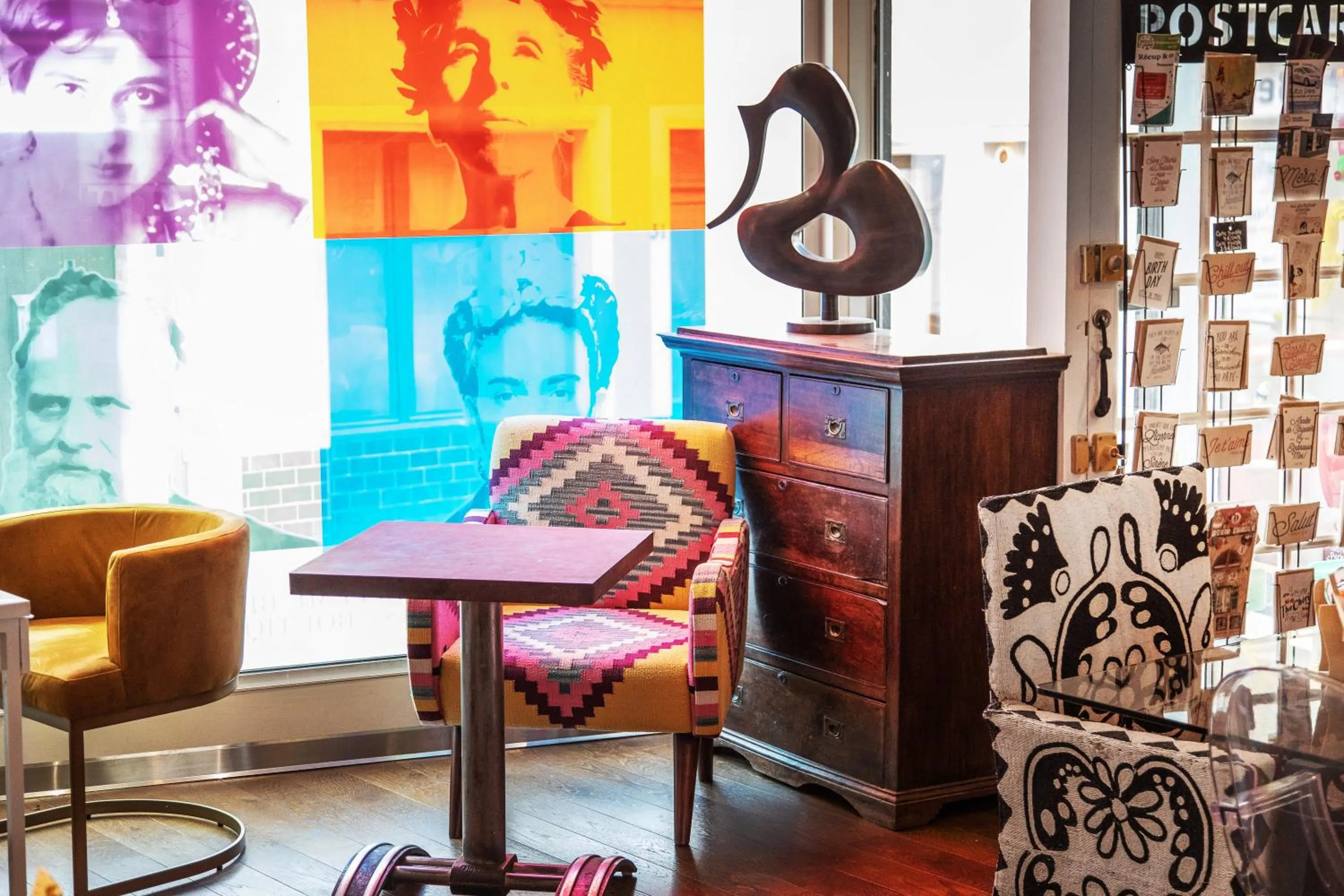Living room in LA BELLÊME BLEUE