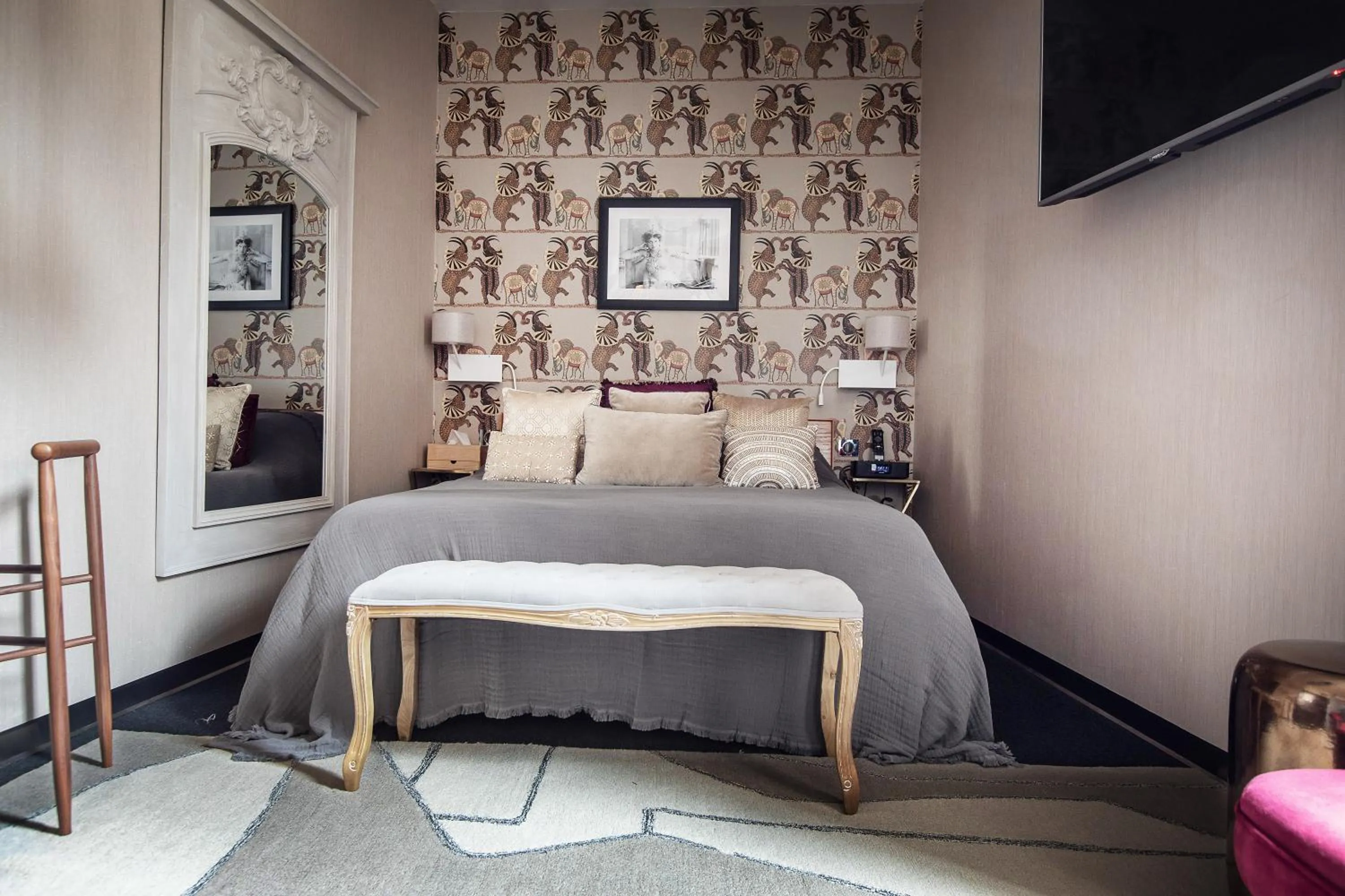 Bed in LA BELLÊME BLEUE