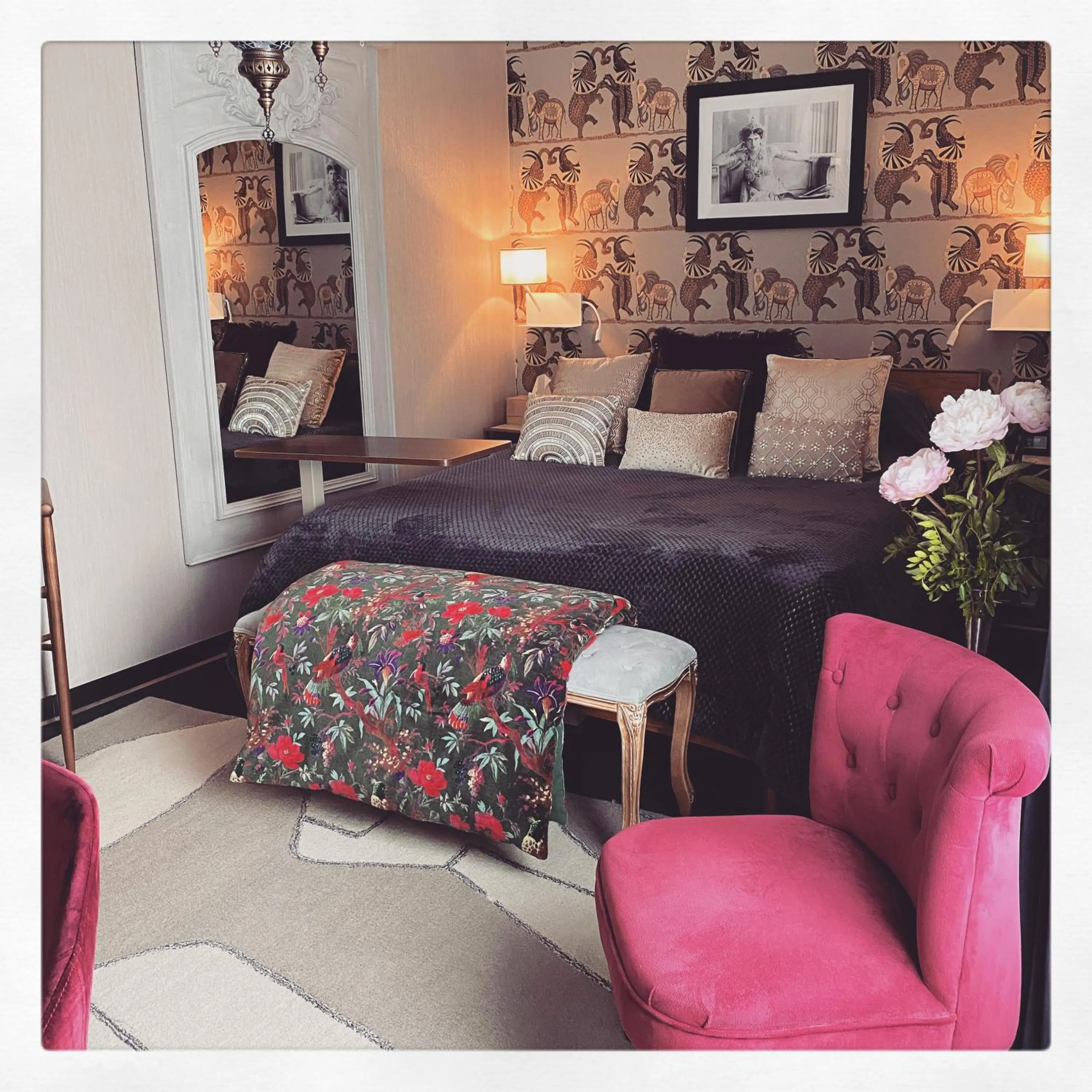 Bed in LA BELLÊME BLEUE