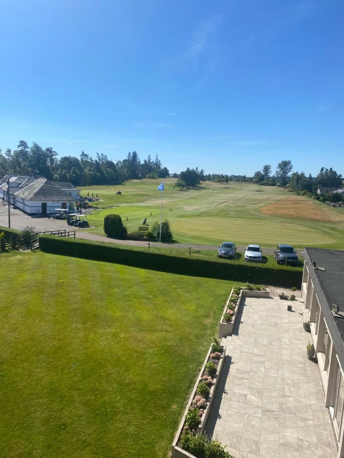 Garden view in Glenesk Hotel