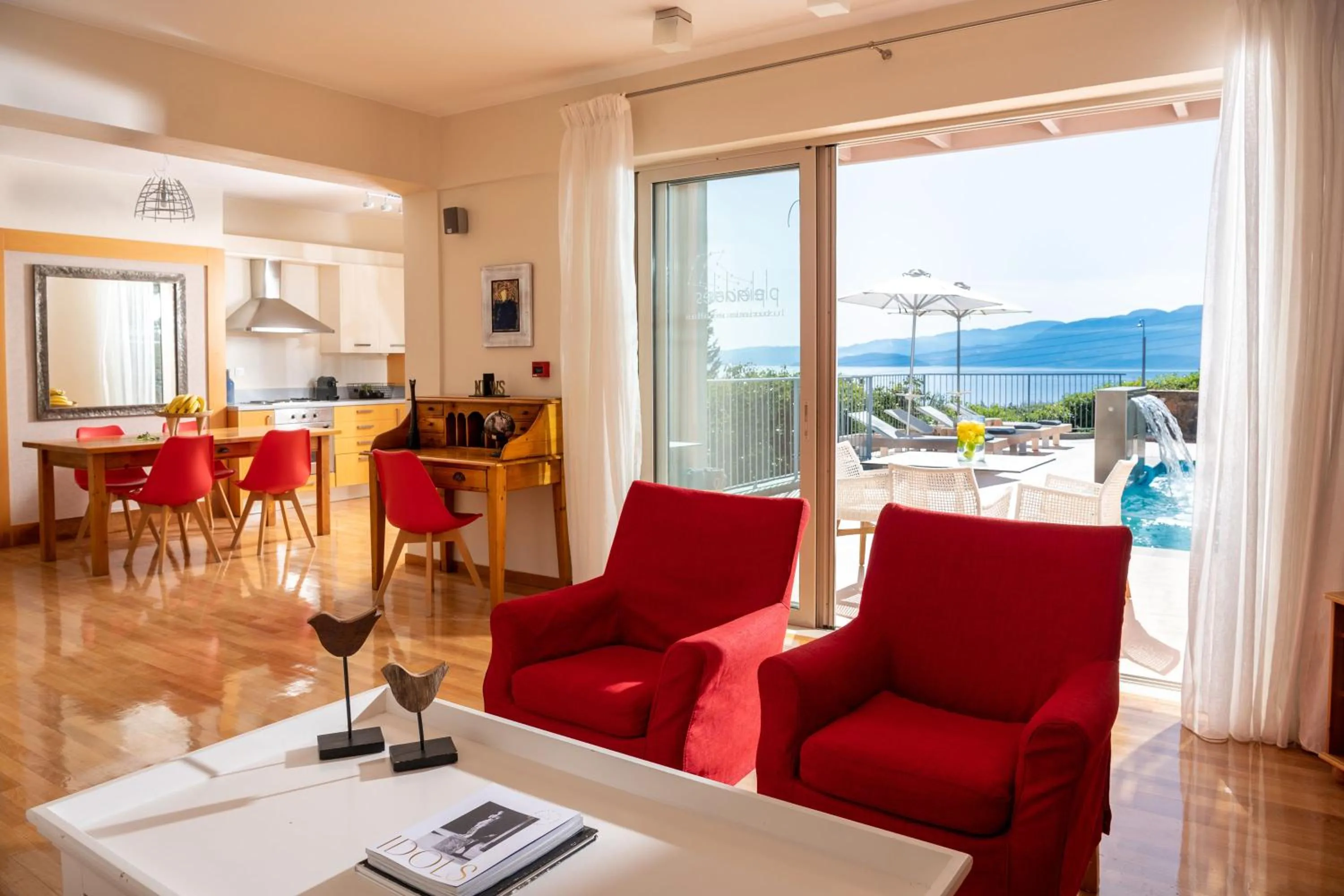 Patio in Pleiades Luxurious Villas