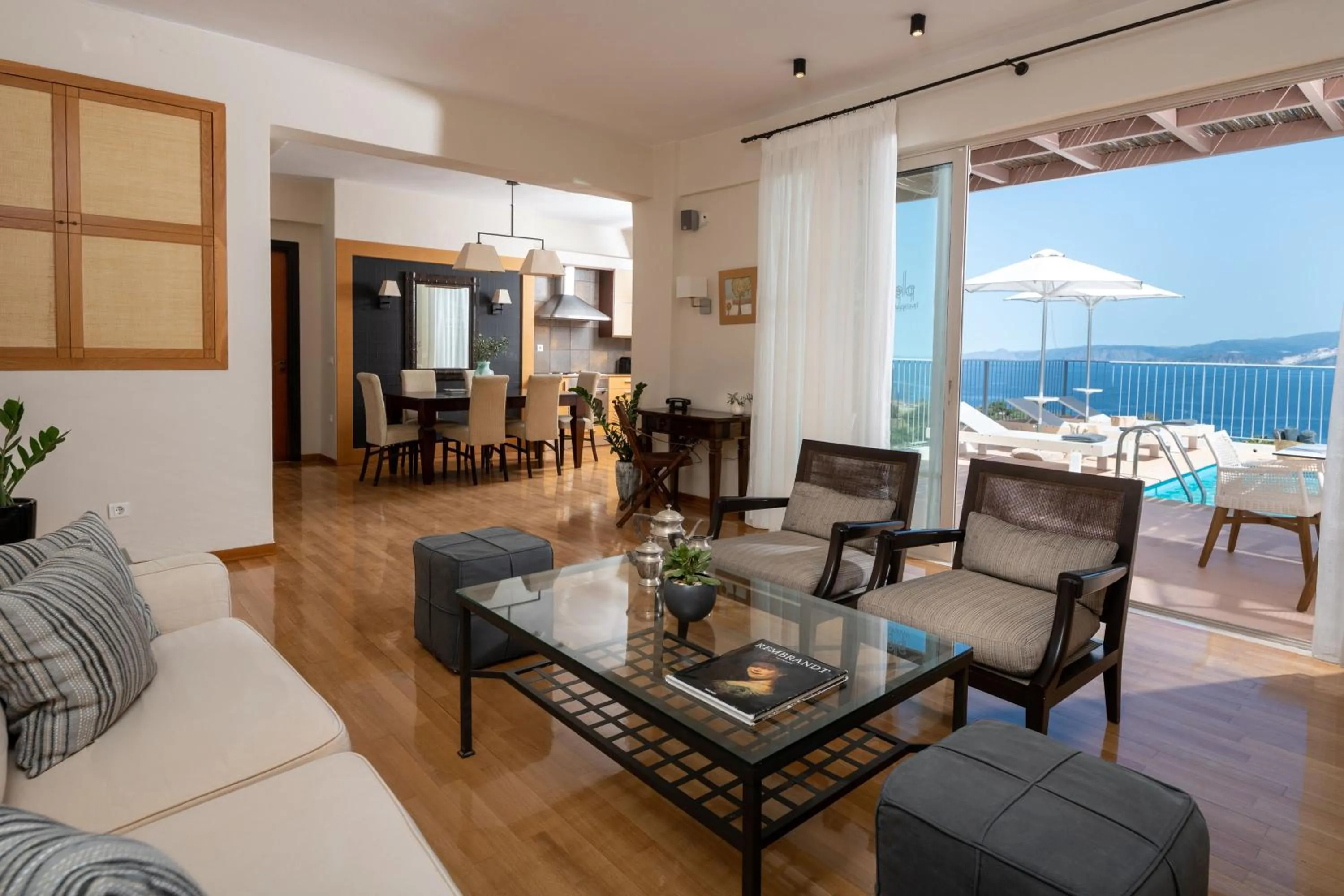 Patio in Pleiades Luxurious Villas