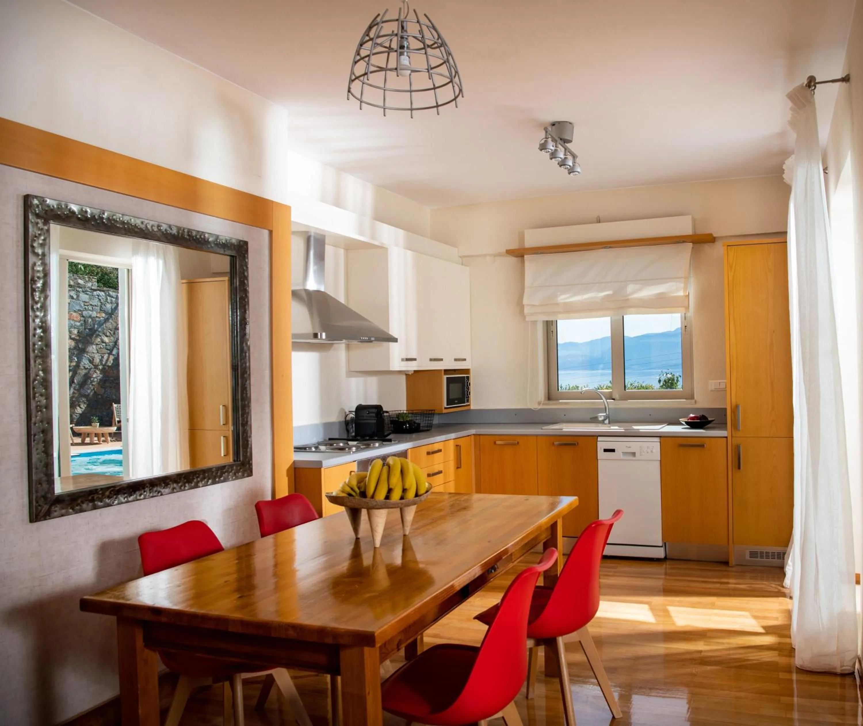 kitchen in Pleiades Luxurious Villas