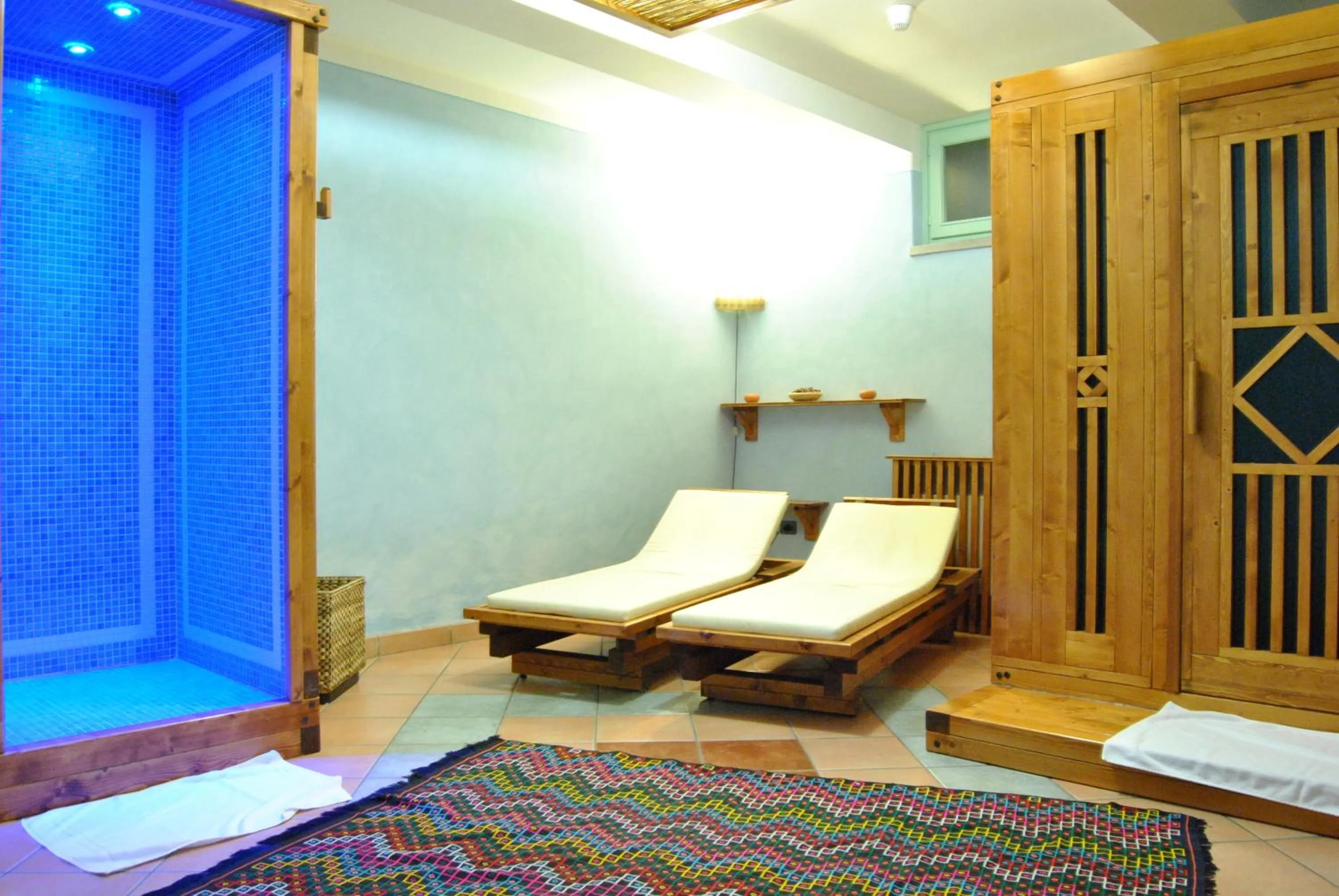 Steam room in Hotel Gallo