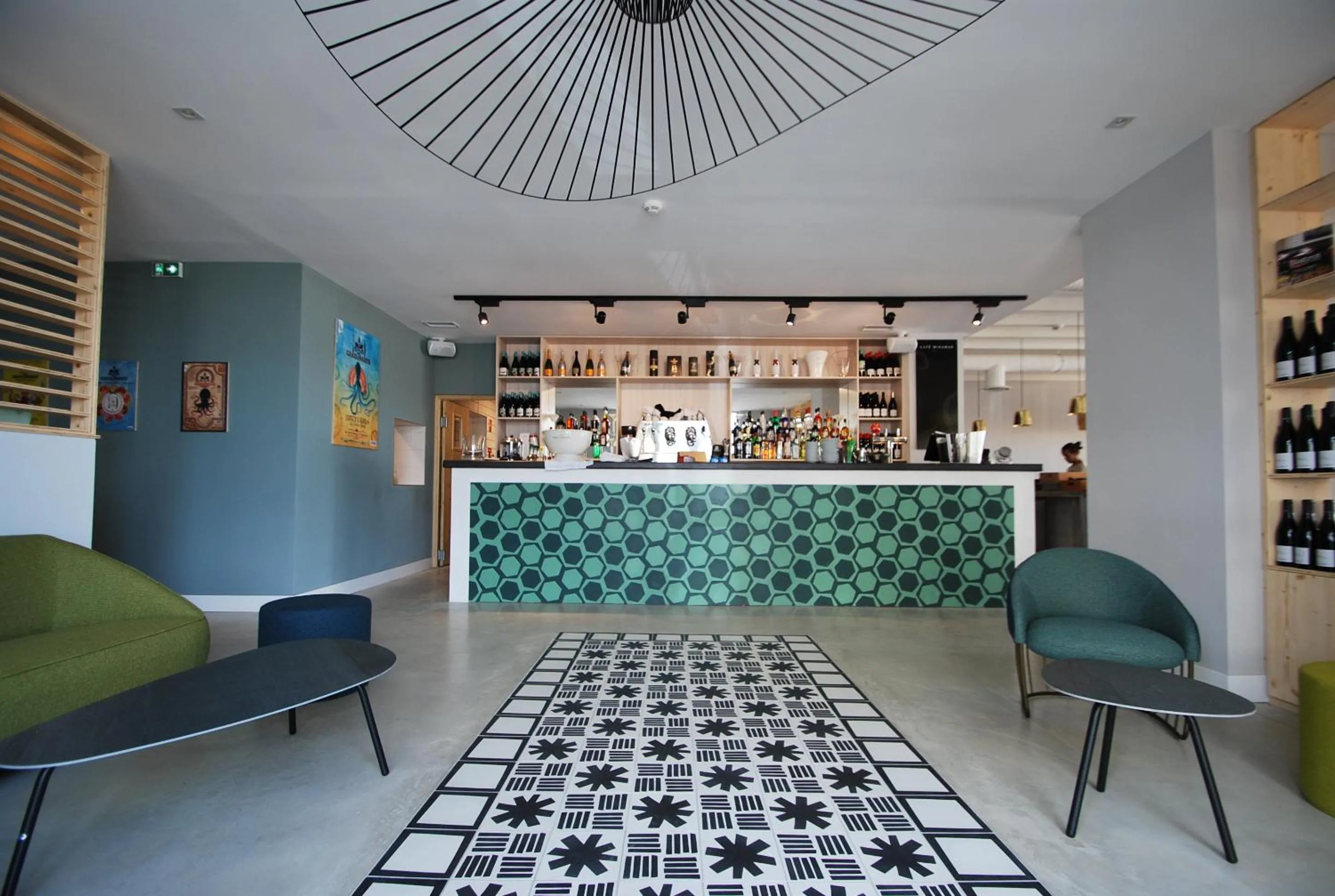 Lobby or reception in Hôtel Café Miramar