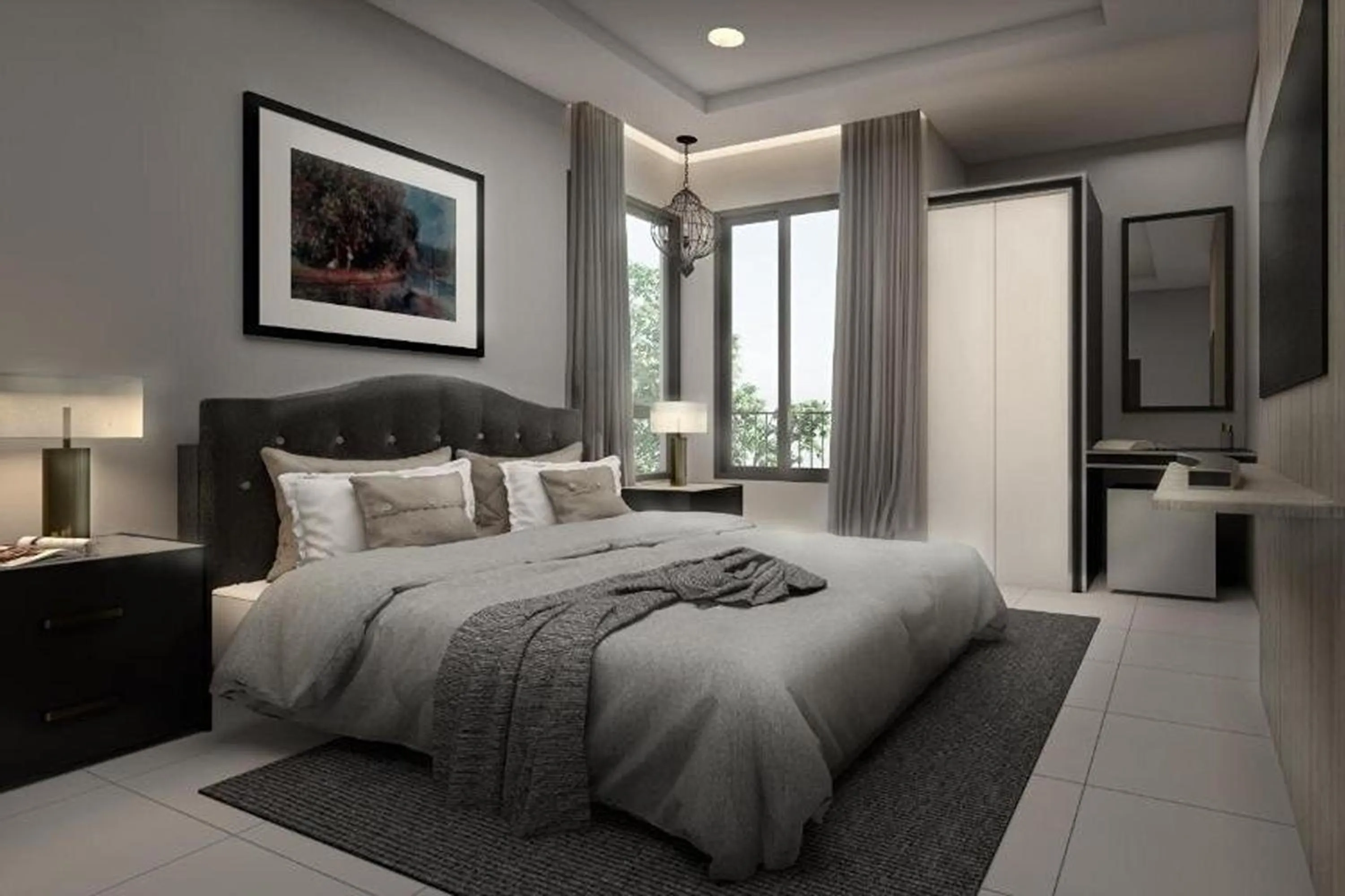 Bedroom, Bed in 51 Suanplu Residence