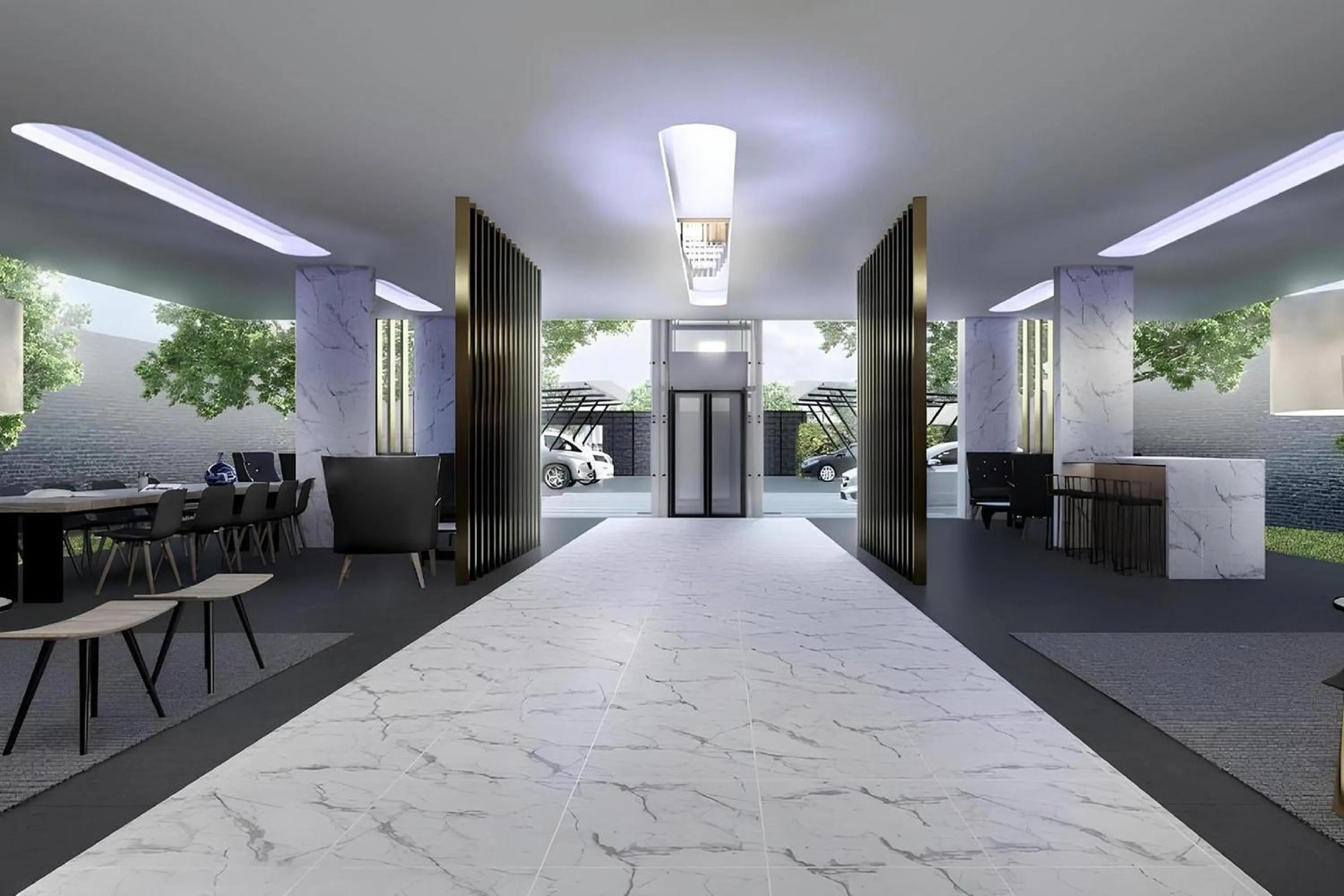 Lobby or reception in 51 Suanplu Residence