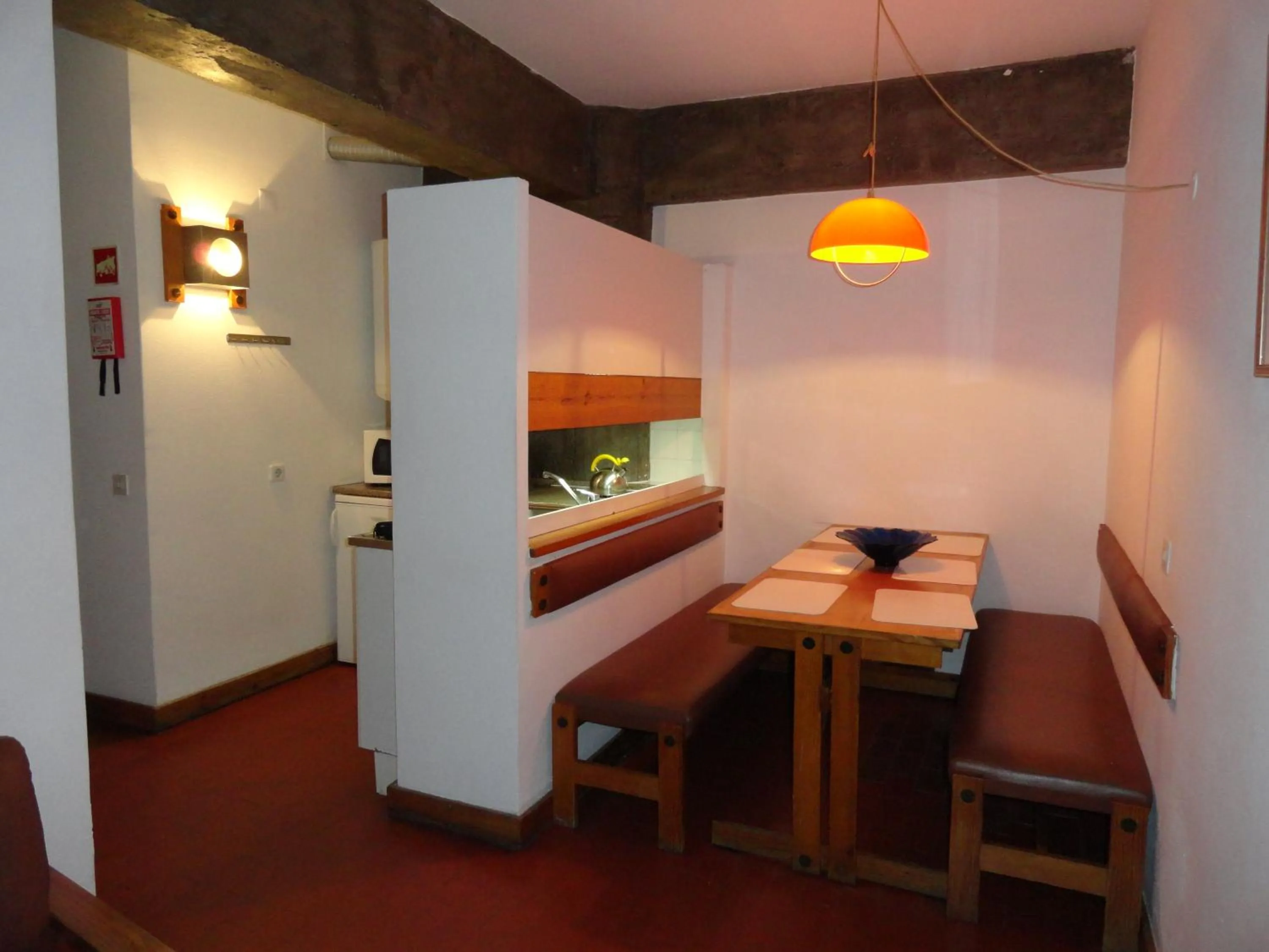 Dining area in Apartamentos Guadiana