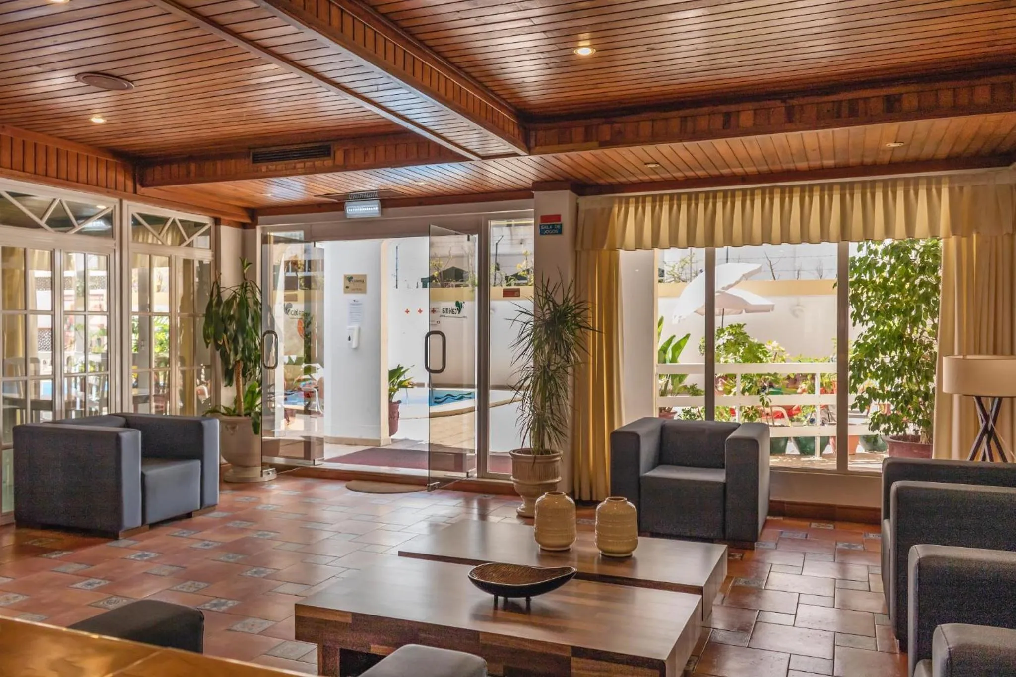 Living room in Aparthotel Calema Avenida Jardim