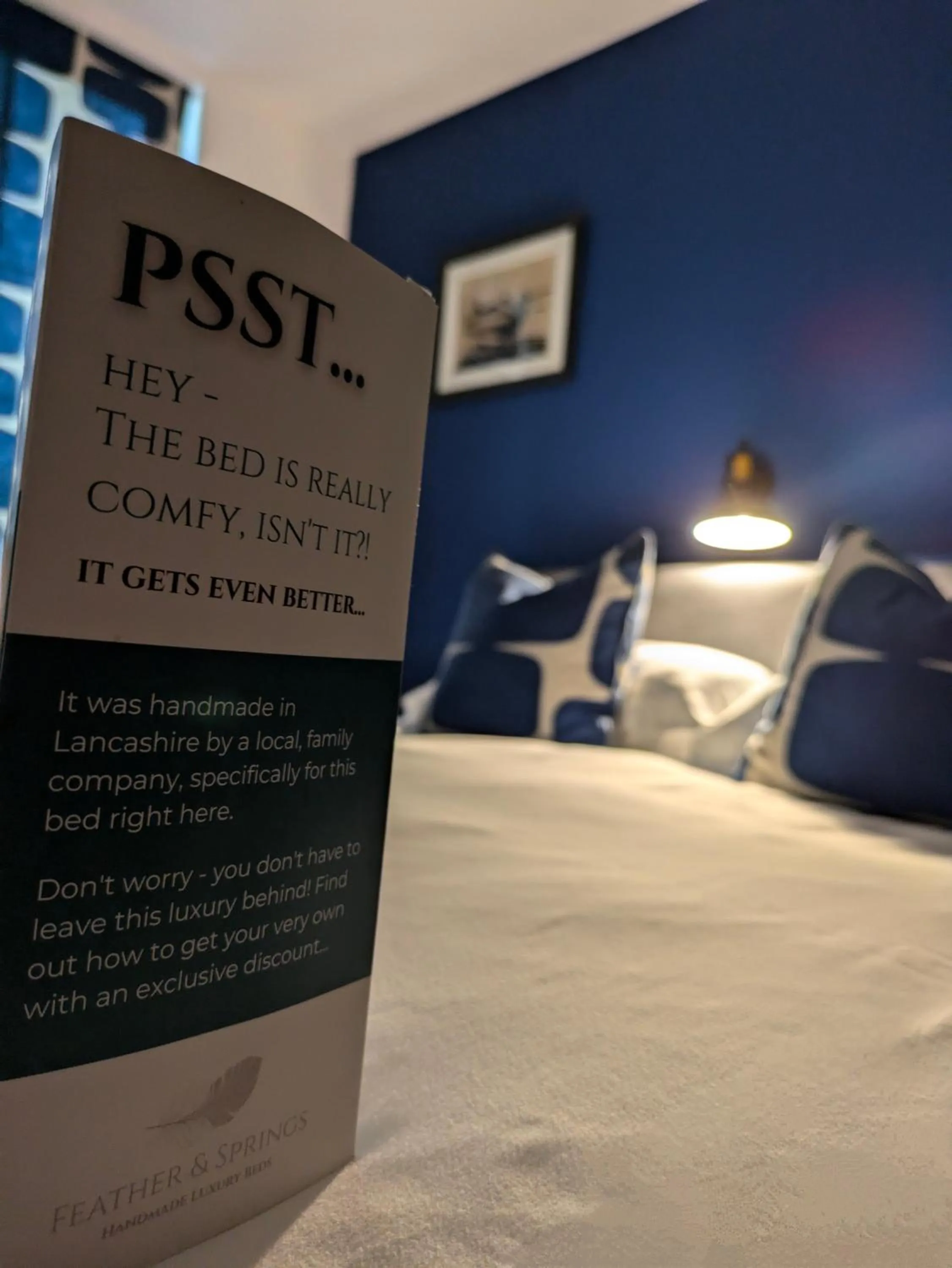 Bed in West Point House