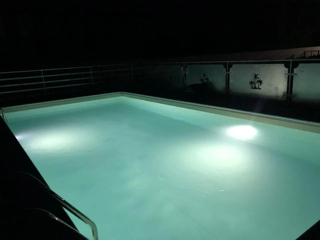 Pool view in Veda elegant rooms