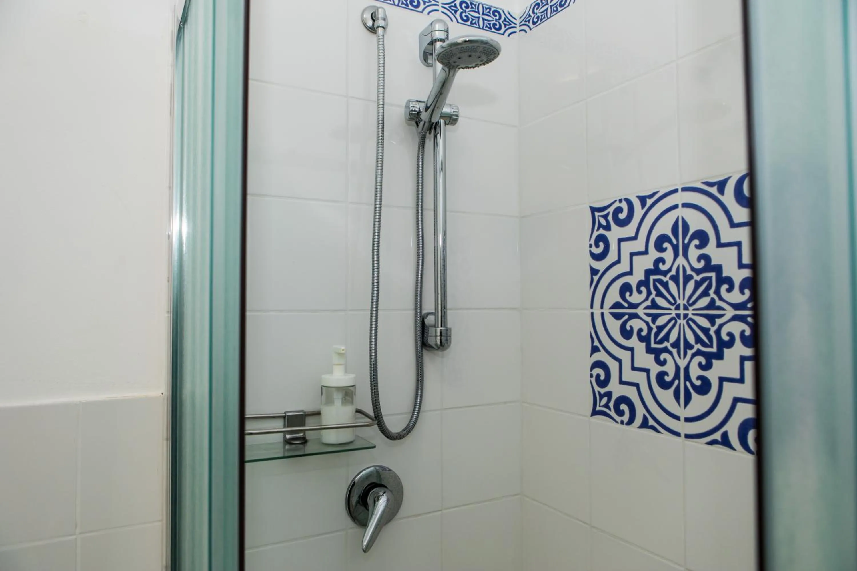 Shower in Veda elegant rooms