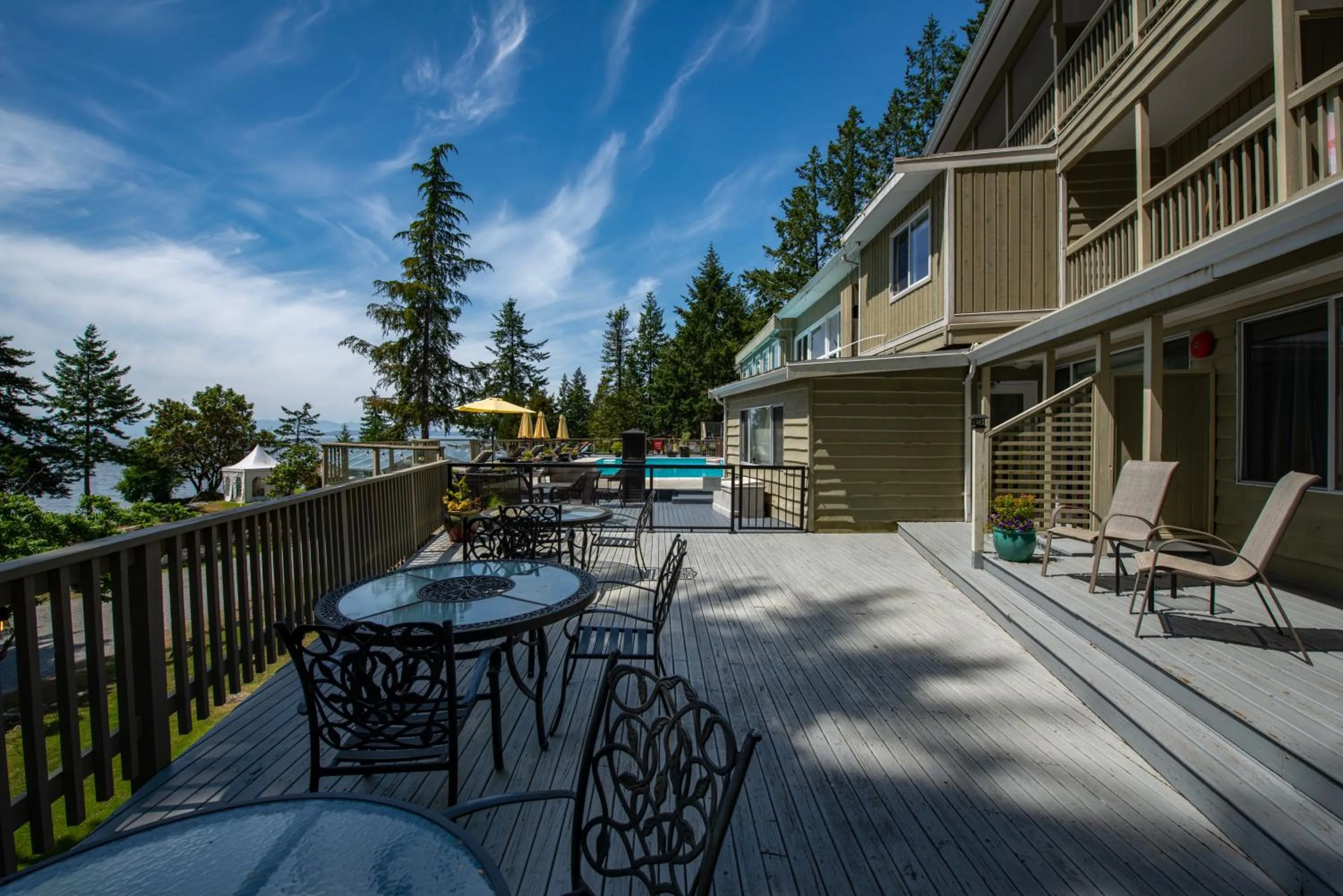 Patio in Rockwater Secret Cove Resort