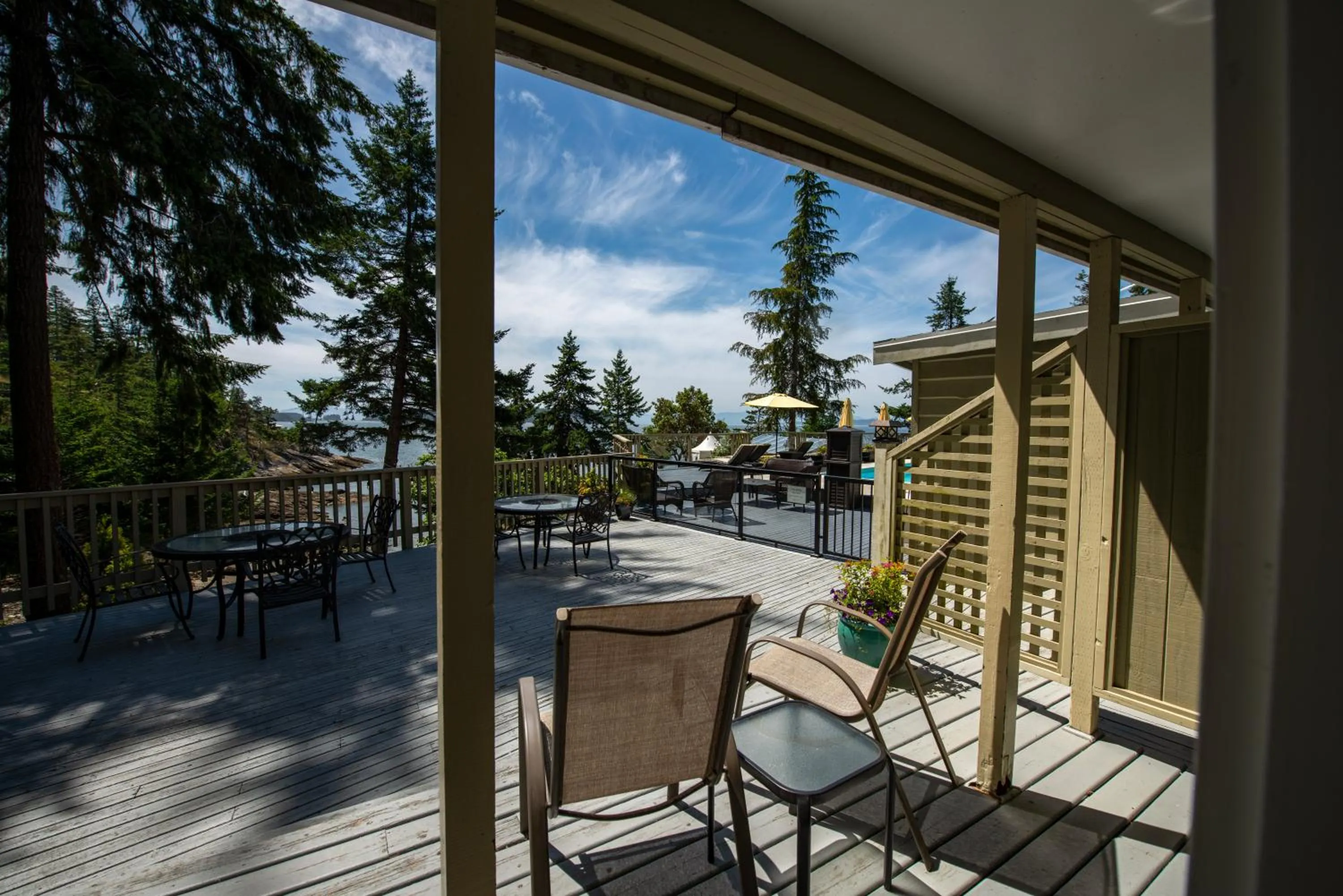 Patio in Rockwater Secret Cove Resort
